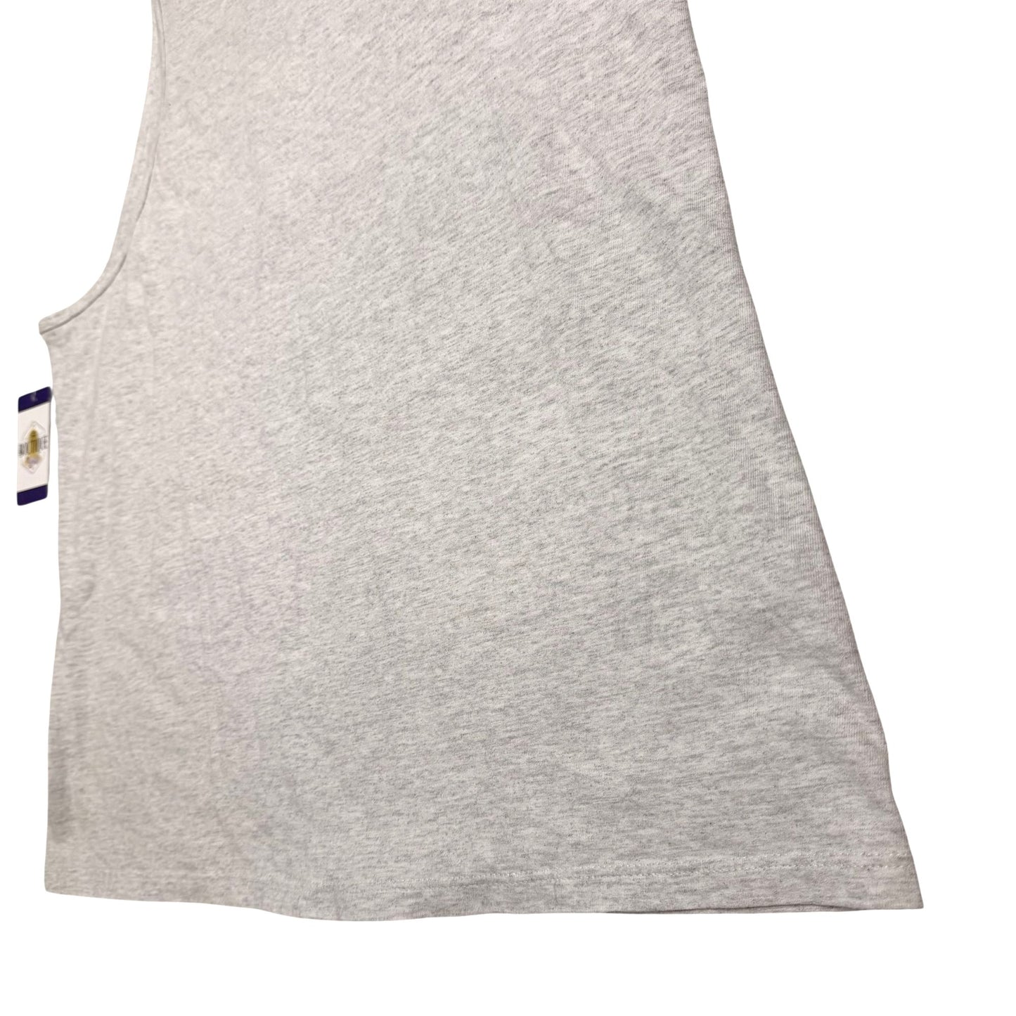 Vtg Disney Hakuna Matata Timon Graphic Embroidered Tank XL Gray Cotton USA Made