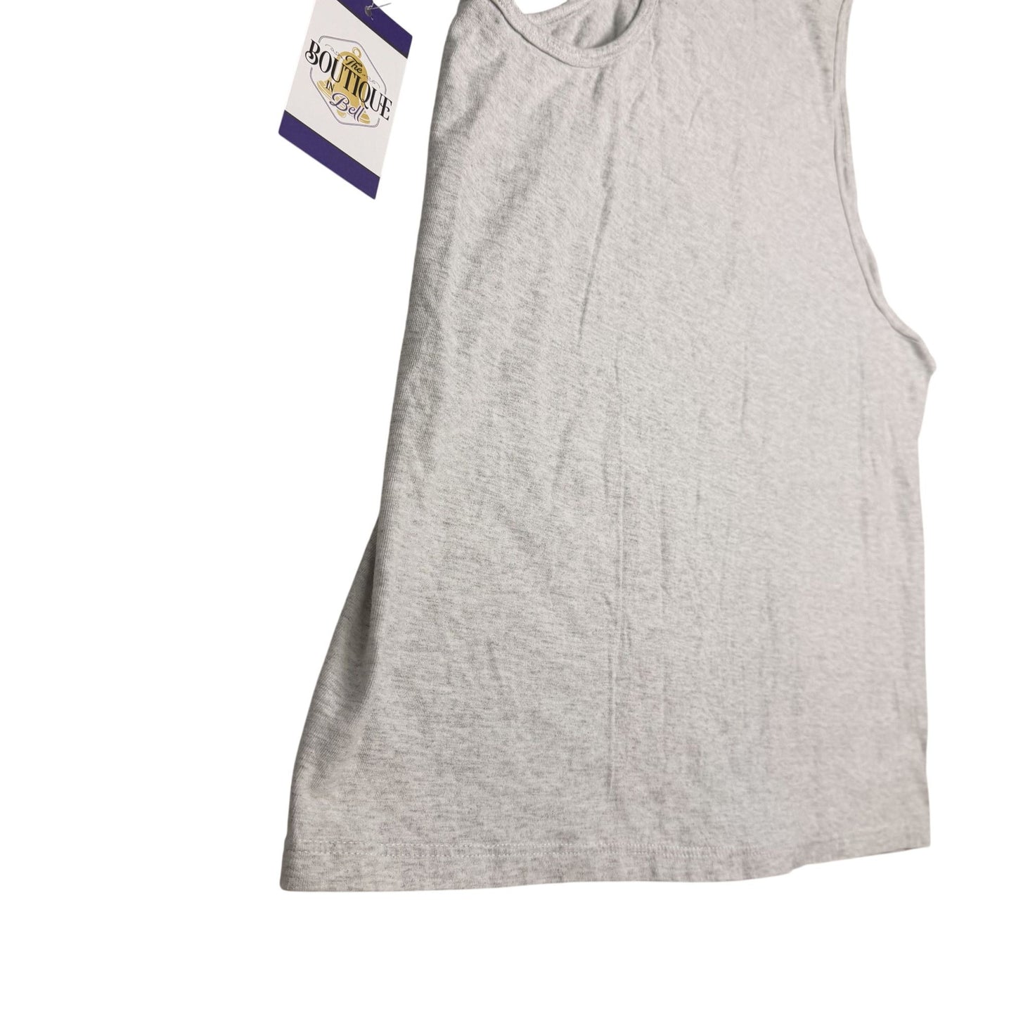 Vtg Disney Hakuna Matata Timon Graphic Embroidered Tank XL Gray Cotton USA Made