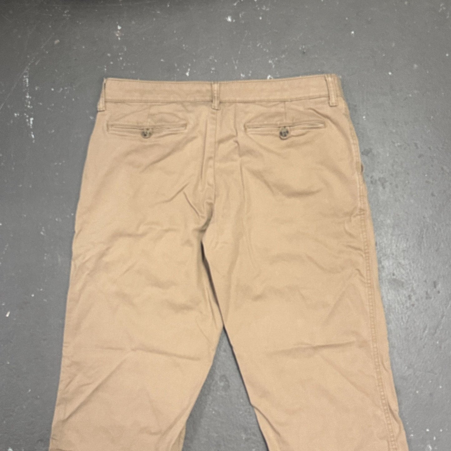 St Johns Bay Slacks Lot of 2 Khaki & Tan Super Stretch 34x30 Office Wear Business