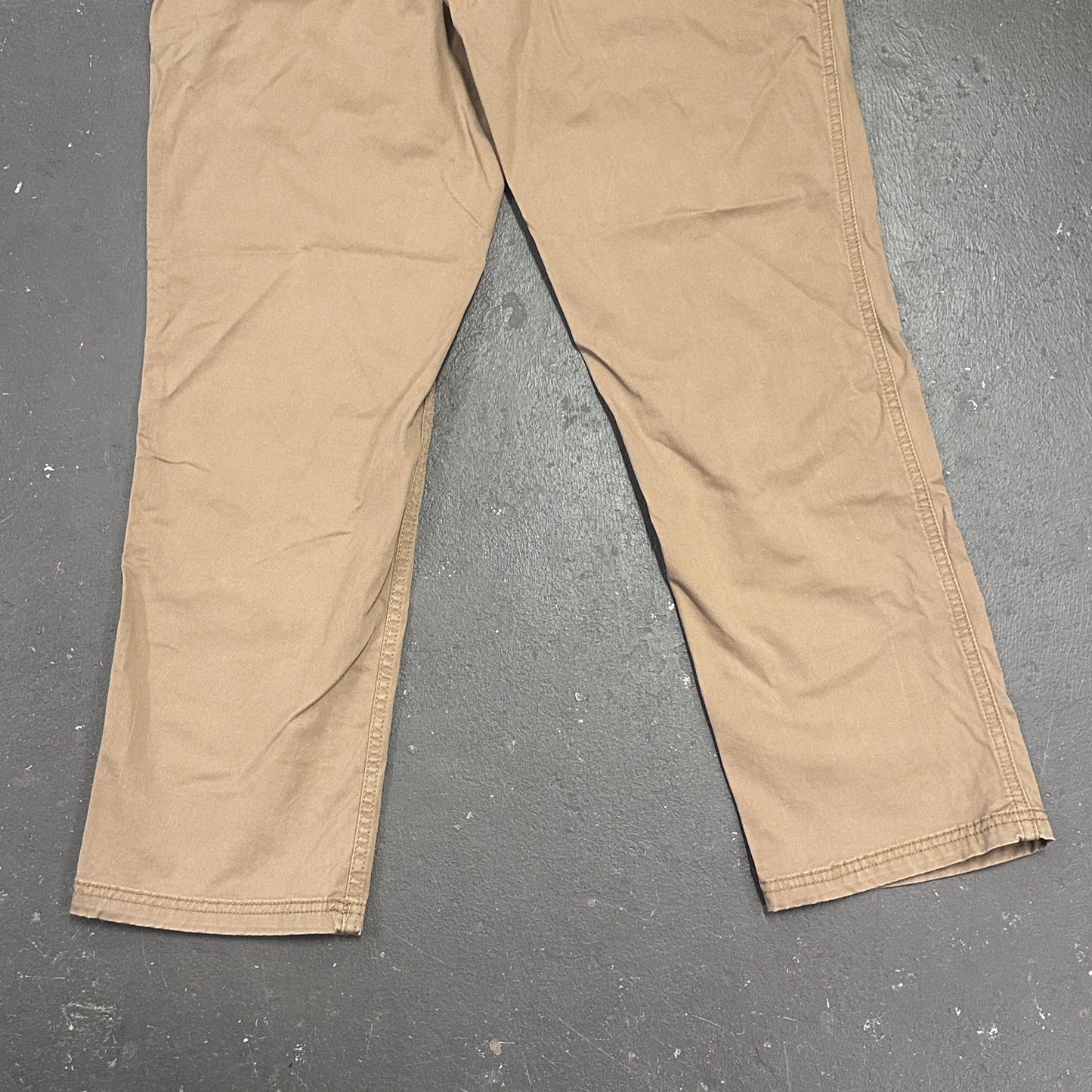 St Johns Bay Slacks Lot of 2 Khaki & Tan Super Stretch 34x30 Office Wear Business