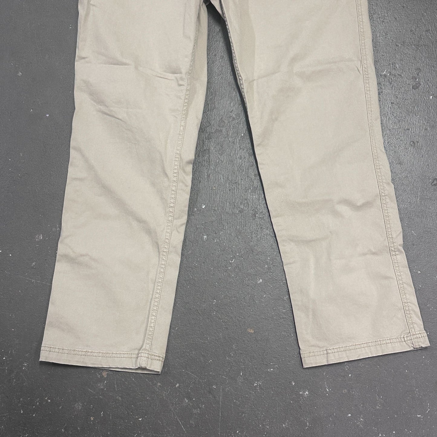 St Johns Bay Slacks Lot of 2 Khaki & Tan Super Stretch 34x30 Office Wear Business