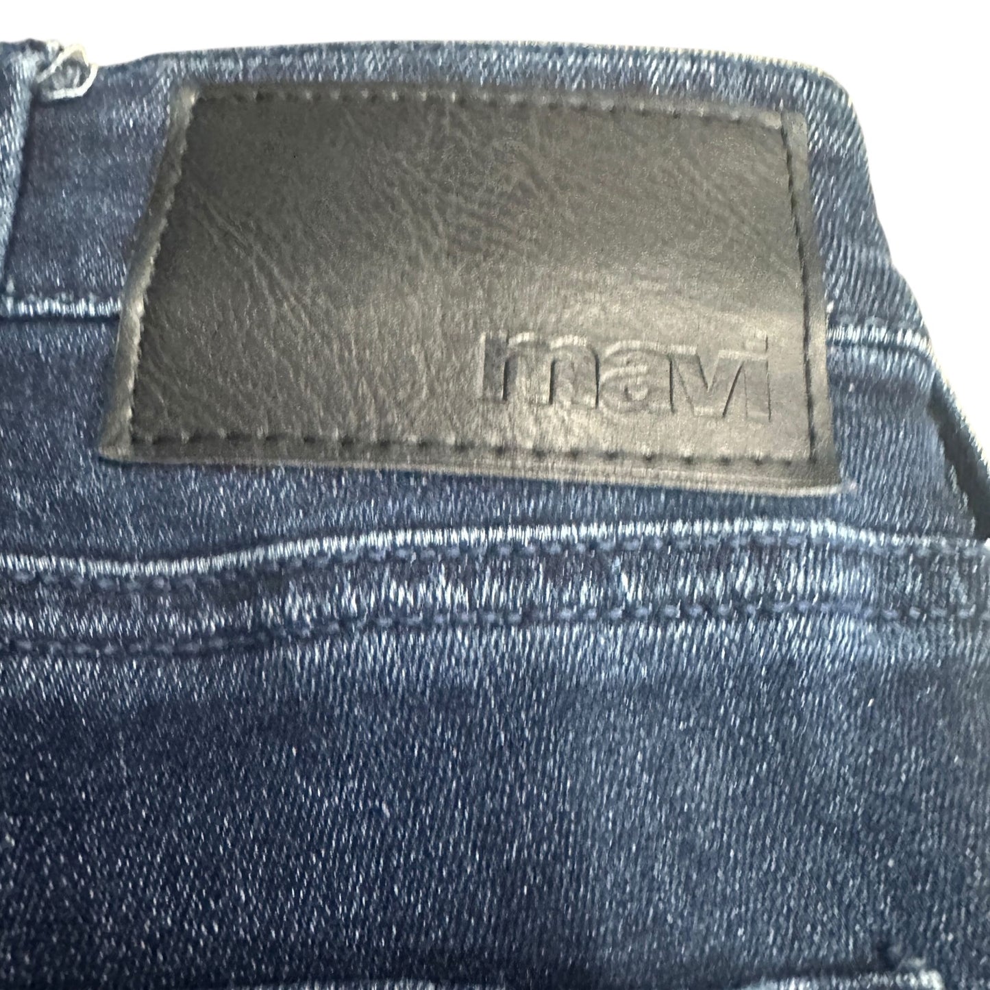 Mavi Mens Jeans 38x32 Zach Straight Leg Stretch Dark Wash Blue Reg Rise Denim