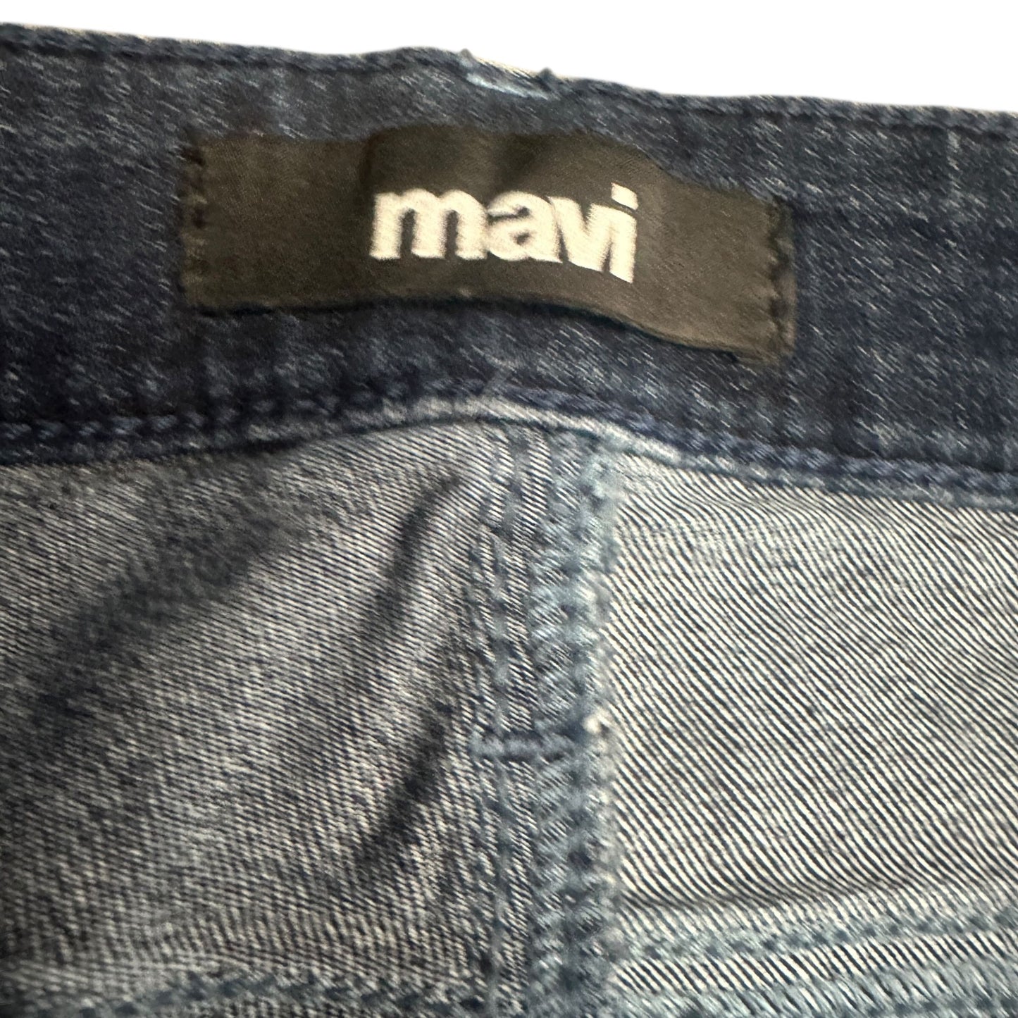 Mavi Mens Jeans 38x32 Zach Straight Leg Stretch Dark Wash Blue Reg Rise Denim