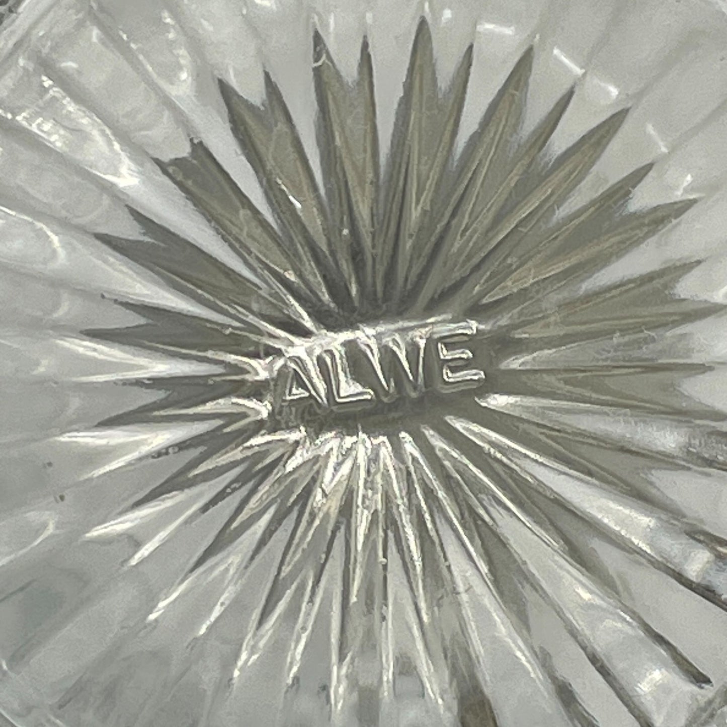 Vintage ALWE West Germany Glass Beer Stein Mug Pewter Lid Frosted Train Scene