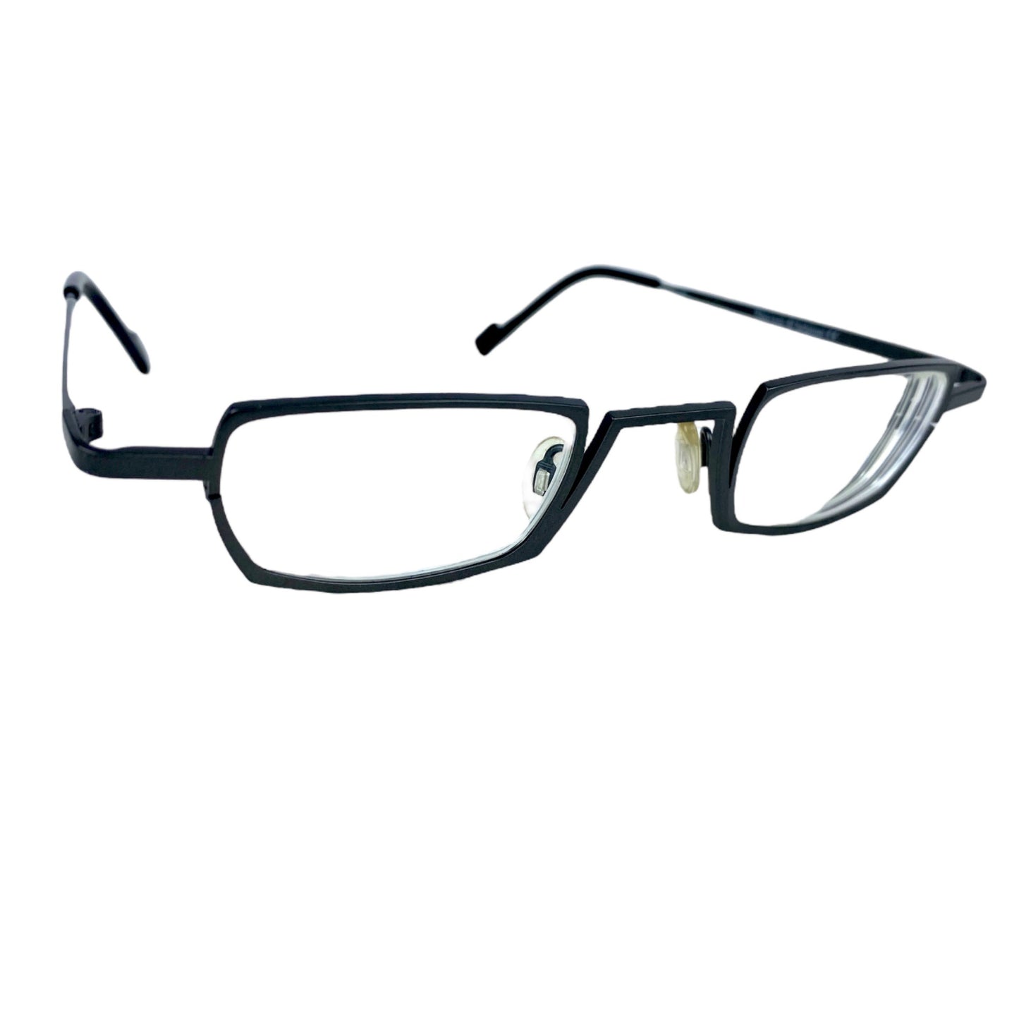 Vintage Theo Belgium Glasses Spectacles XXP 98 Metal Frame M Brown Burned Shadow