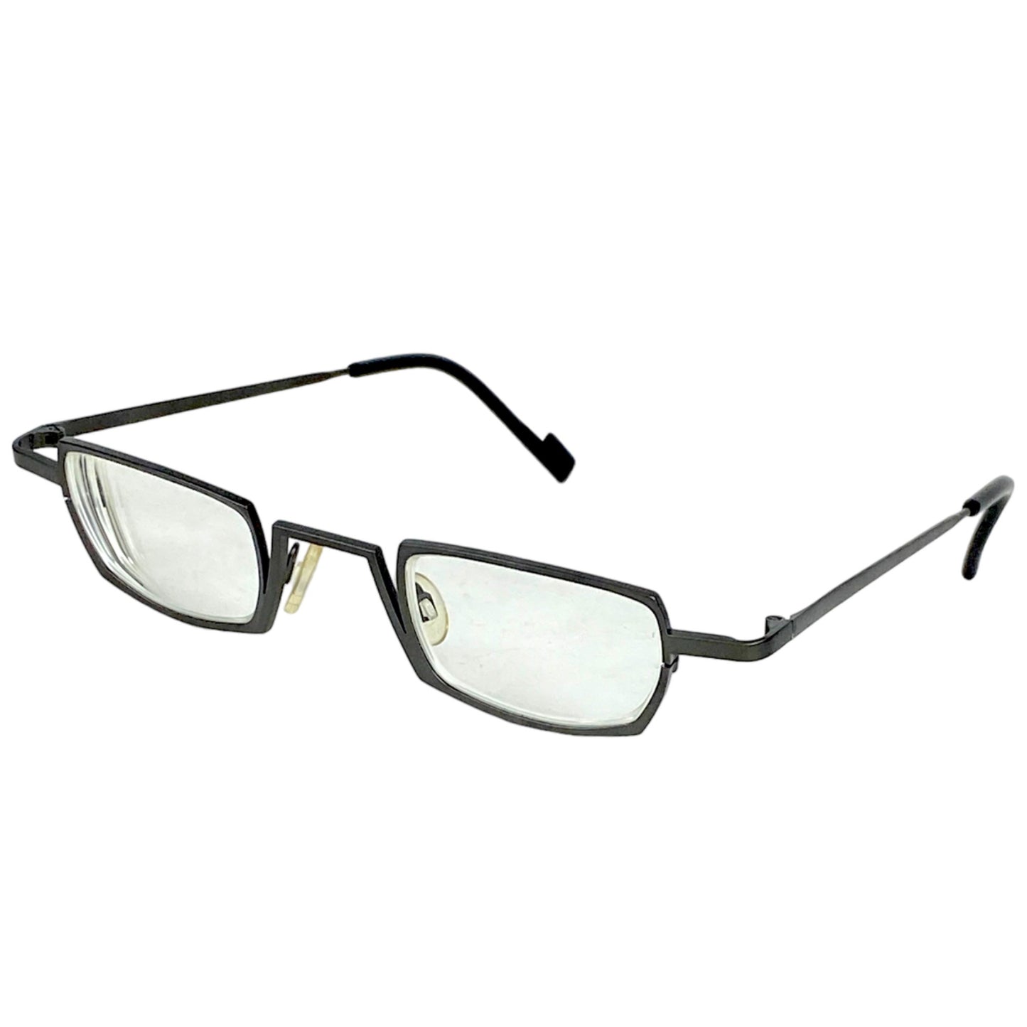 Vintage Theo Belgium Glasses Spectacles XXP 98 Metal Frame M Brown Burned Shadow