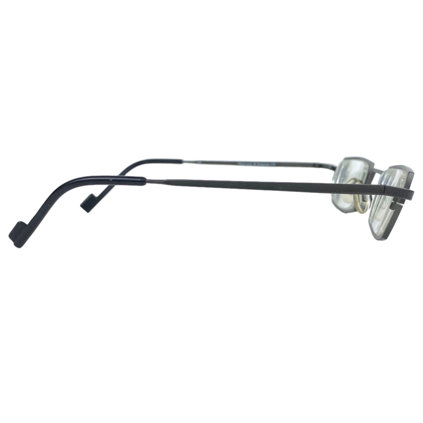 Vintage Theo Belgium Glasses Spectacles XXP 98 Metal Frame M Brown Burned Shadow