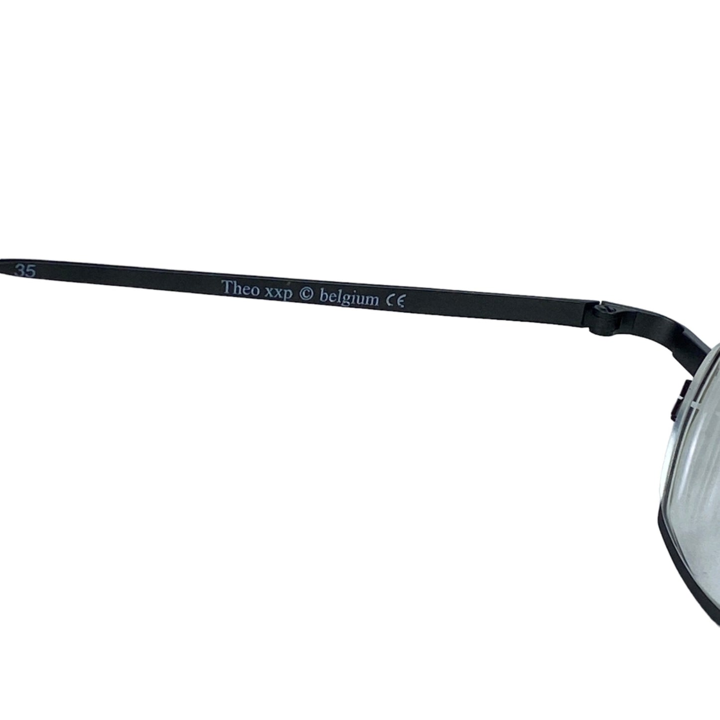 Vintage Theo Belgium Glasses Spectacles XXP 98 Metal Frame M Brown Burned Shadow