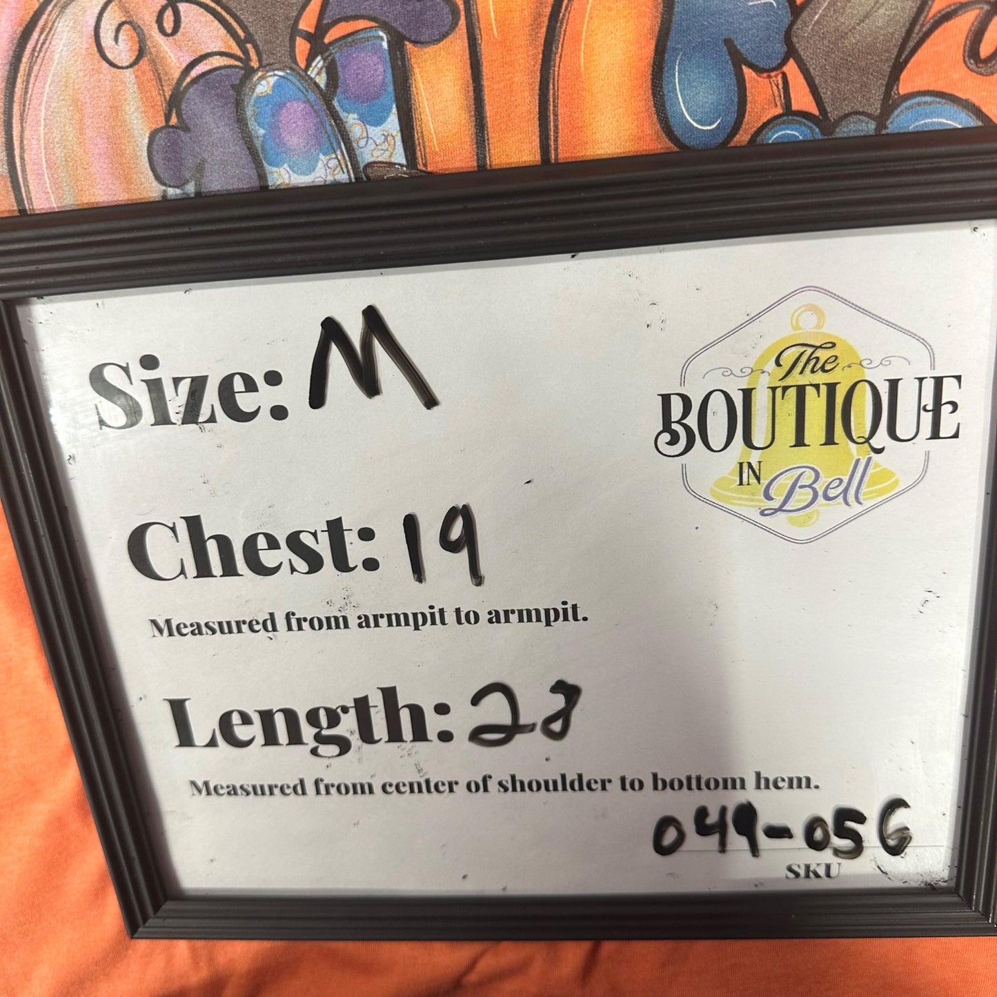 Thanksgiving Tshirt "Happy Fall Y'all" Pumpkins Fall Orange Canvas Womens M