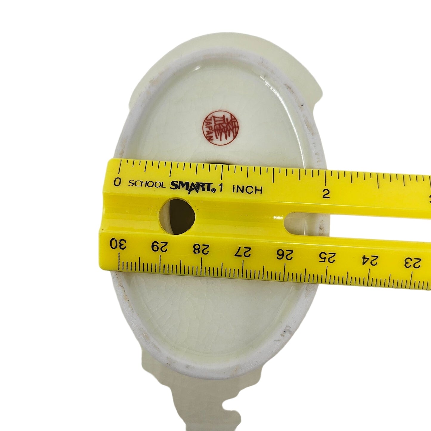 Vtg Pedestal Bowl Peacock Floral Japanese Hand Painted Ceramic Key Candy Dish