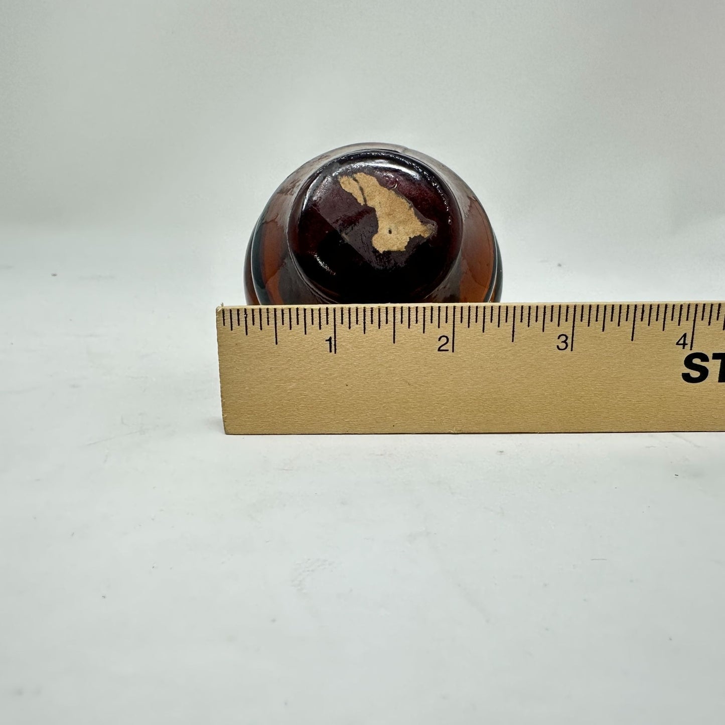 Vtg Cabin Still Bourbon Glass Decanter Sportsman Mallard Duck Amber Stopper