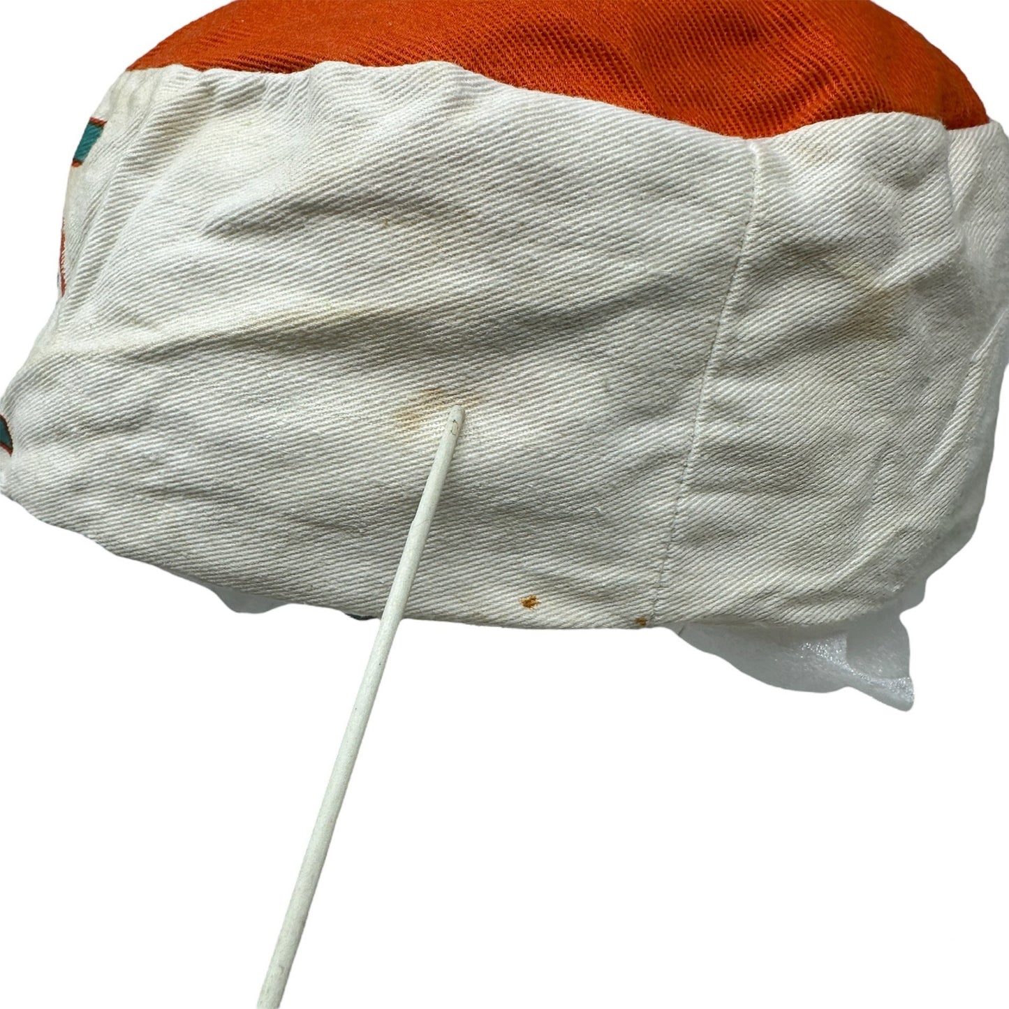 Vtg 80s Miami Dolphins Painters Cap NFL Football Flat Top Baseball Size M/L USA