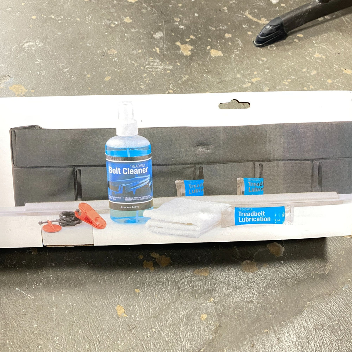 Treadmill Accessory Kit With Cleaner Lubricant Tools Carrying Case Maintenance