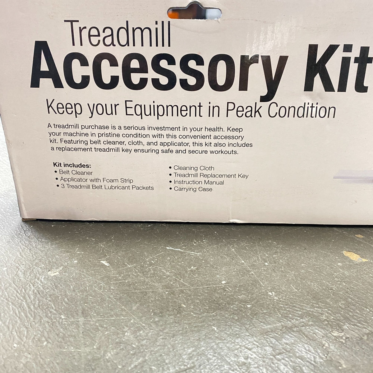 Treadmill Accessory Kit With Cleaner Lubricant Tools Carrying Case Maintenance