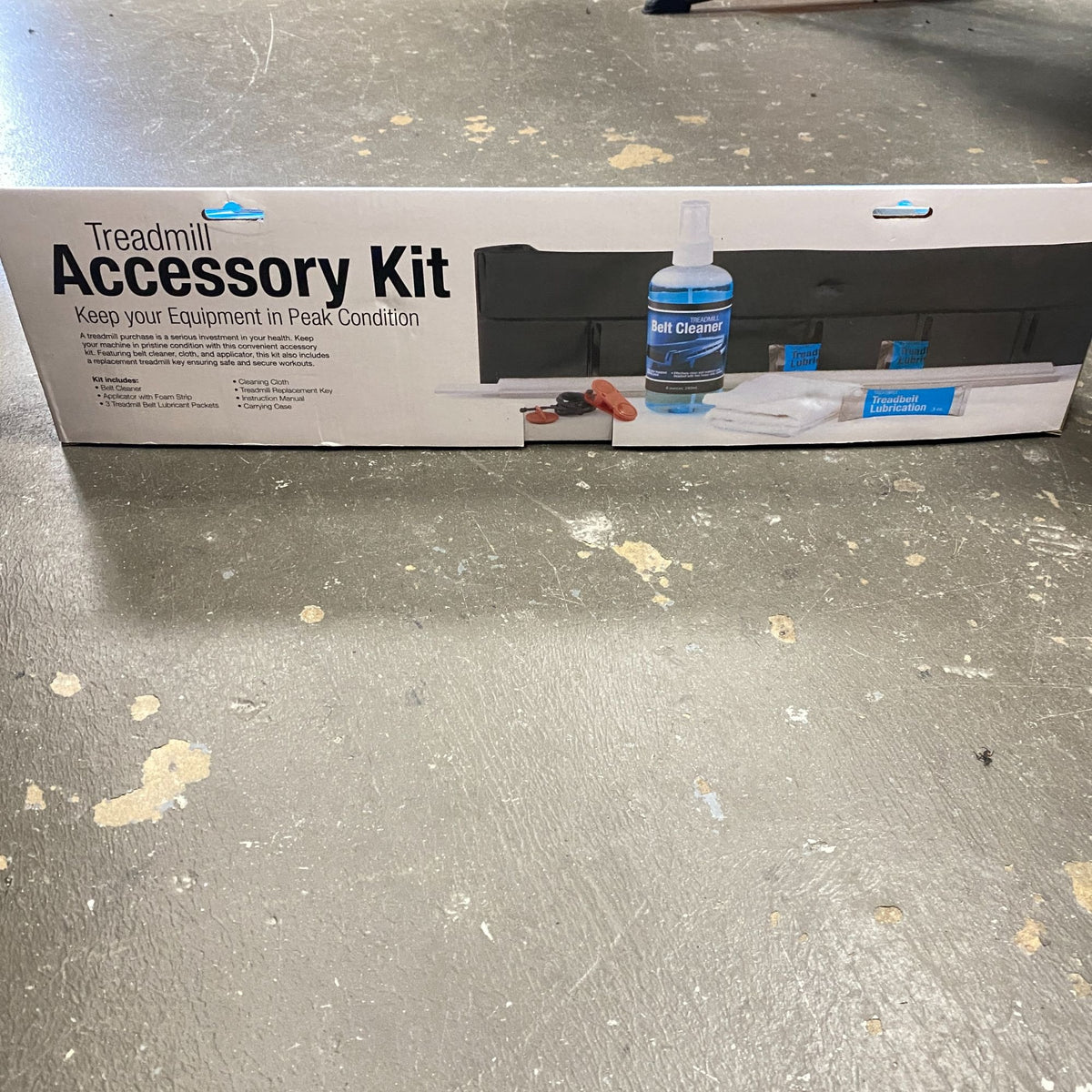 Treadmill Accessory Kit With Cleaner Lubricant Tools Carrying Case Maintenance