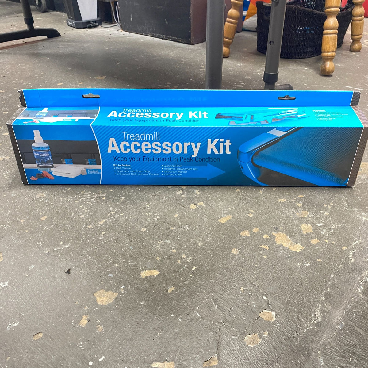 Treadmill Accessory Kit With Cleaner Lubricant Tools Carrying Case Maintenance
