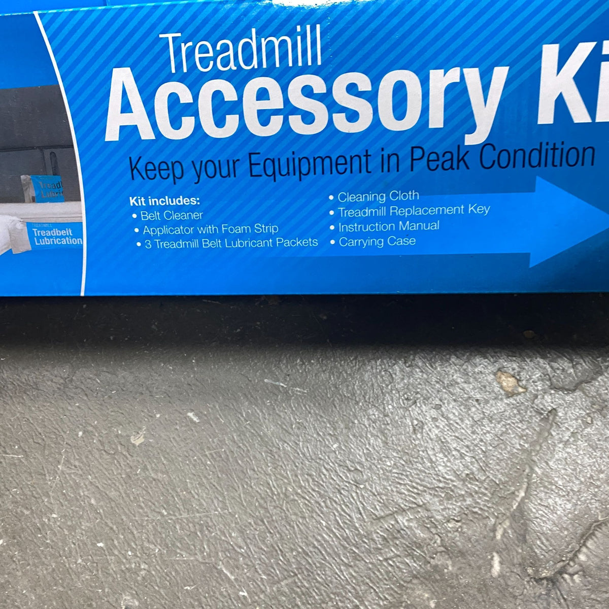 Treadmill Accessory Kit With Cleaner Lubricant Tools Carrying Case Maintenance