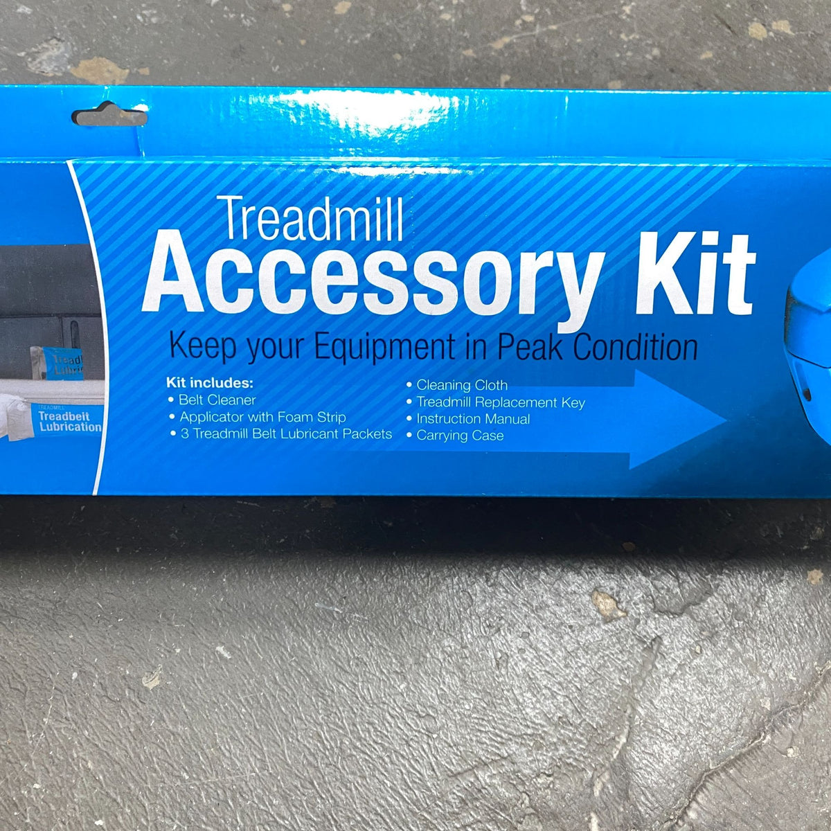 Treadmill Accessory Kit With Cleaner Lubricant Tools Carrying Case Maintenance
