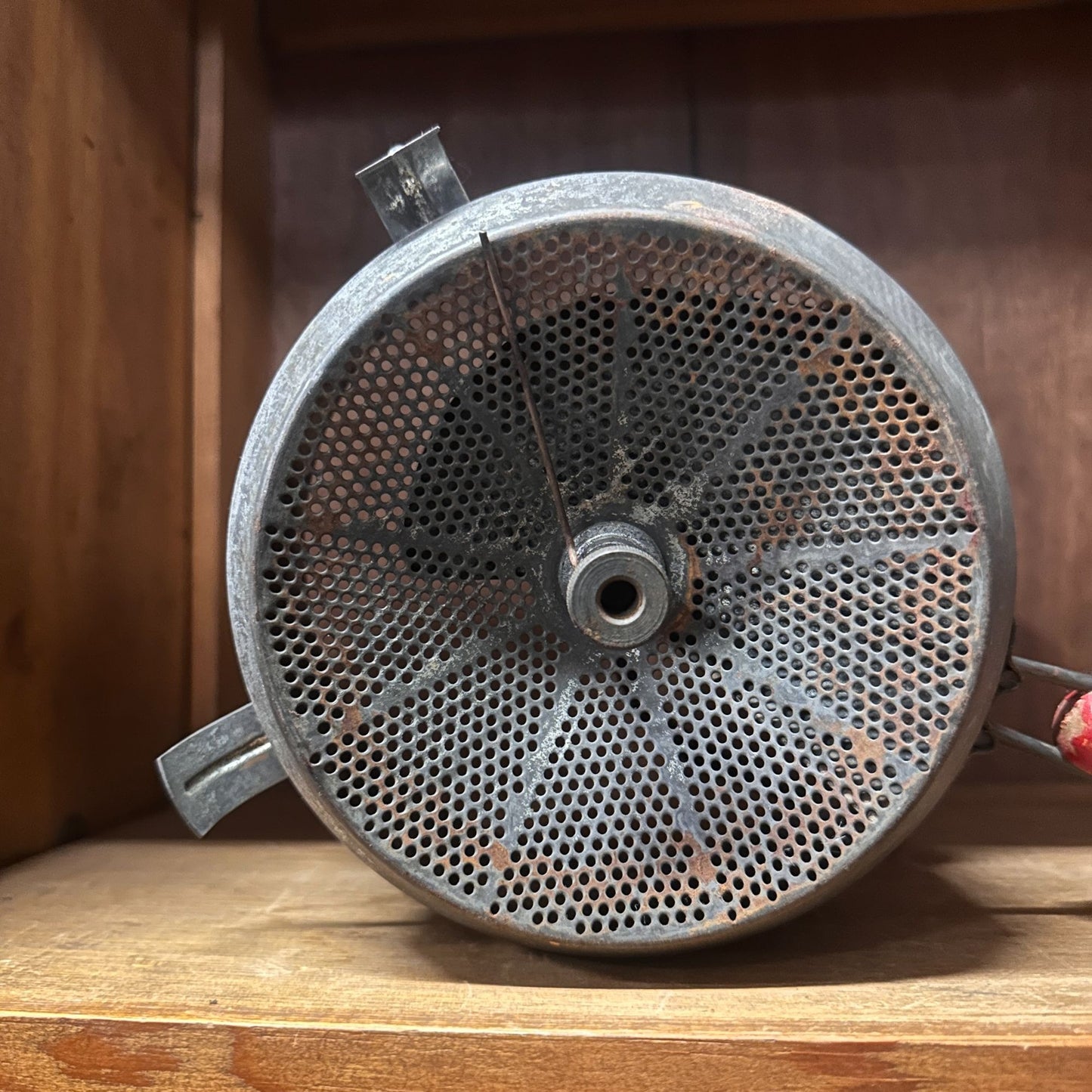 Vintage Foley Food Mill With Red Wooden Handles & Crank