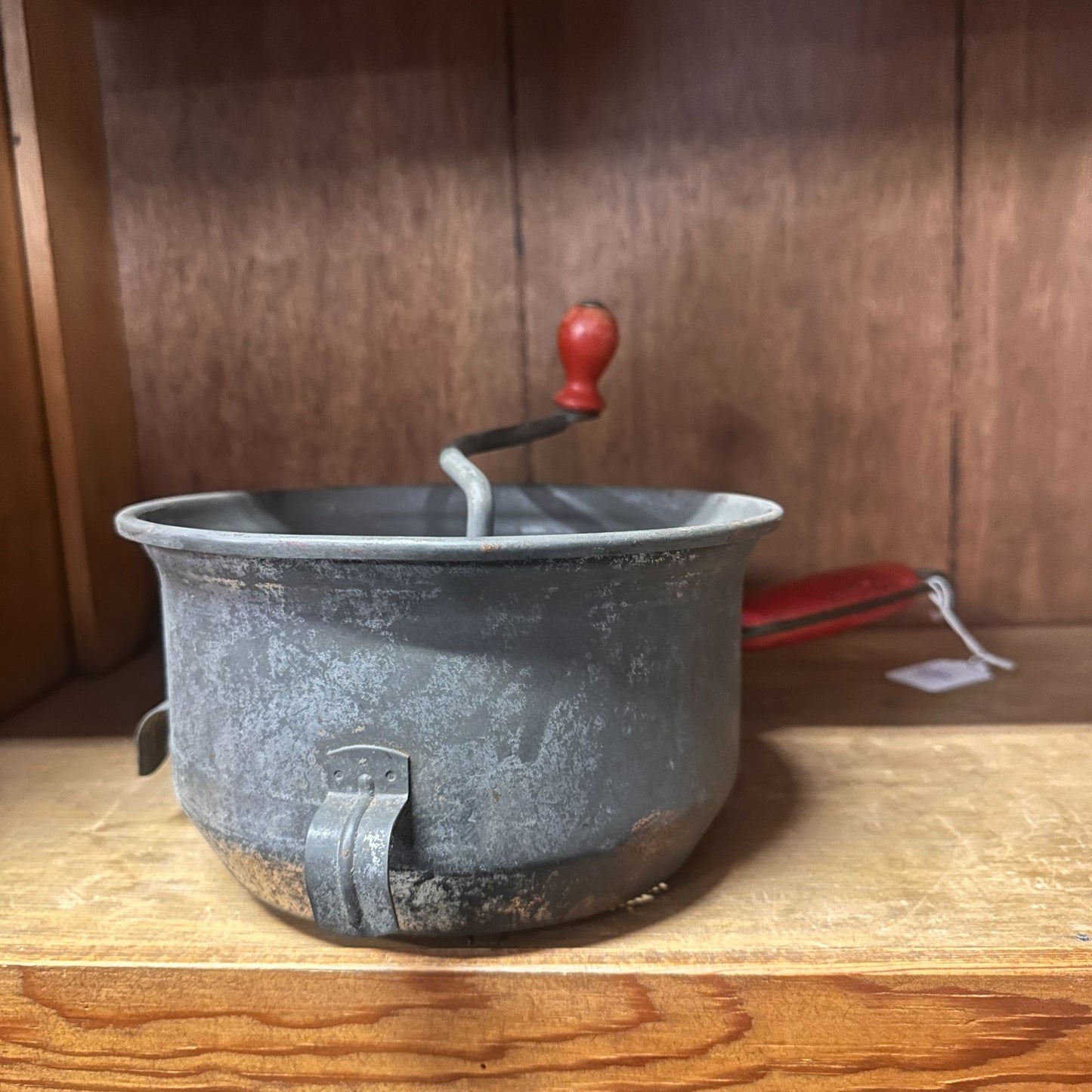 Vintage Foley Food Mill With Red Wooden Handles & Crank