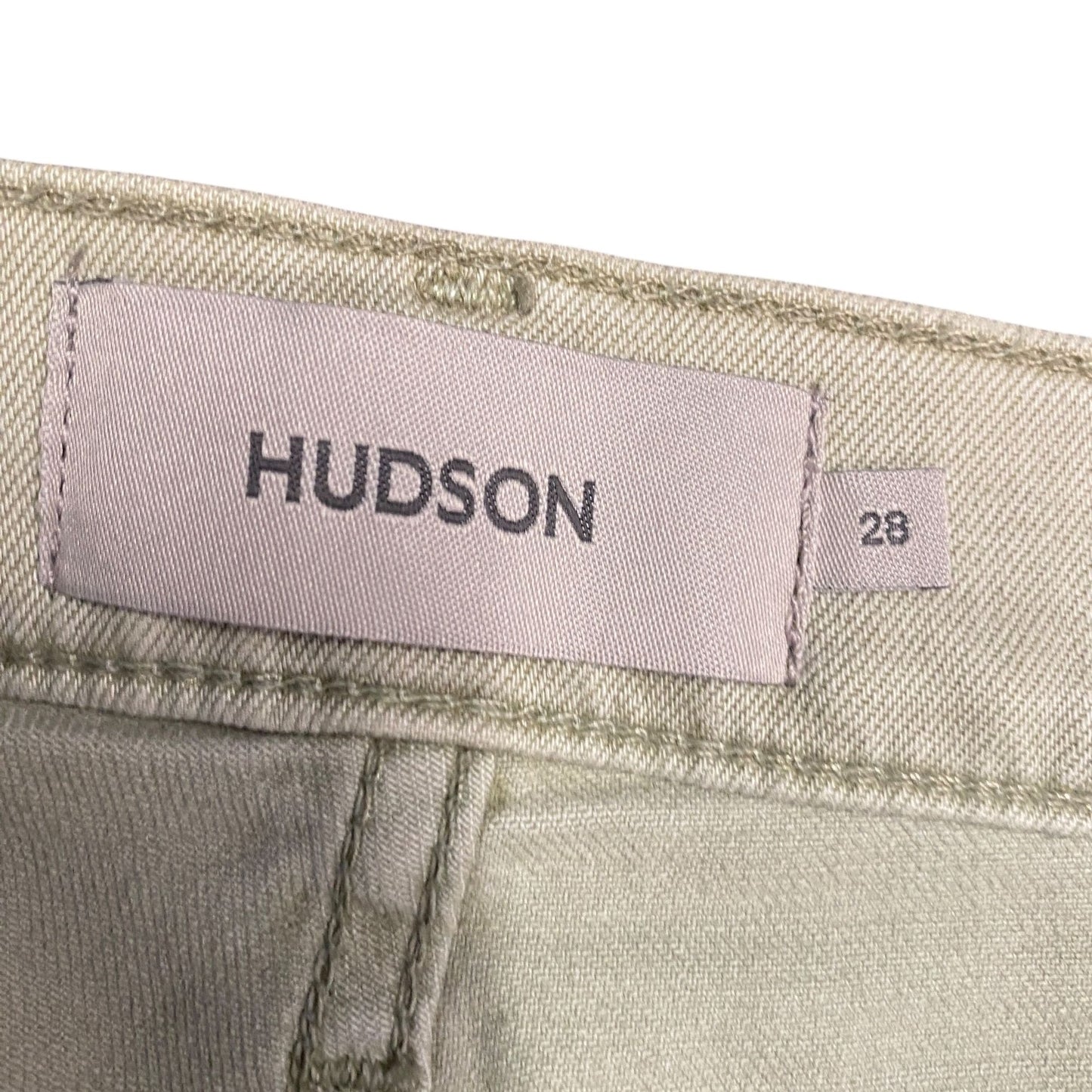 NWT Hudson Mens 28 Axl Slim Jeans Light Green Sea Foam Comfort Stretch Denim