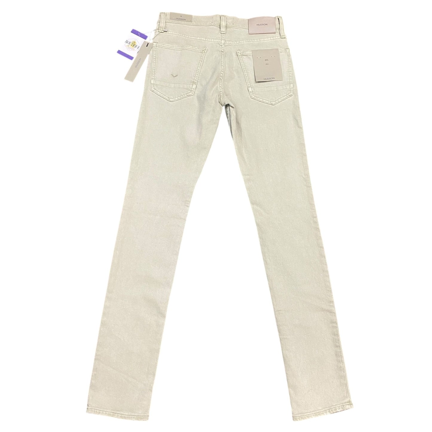 NWT Hudson Mens 28 Axl Slim Jeans Light Green Sea Foam Comfort Stretch Denim
