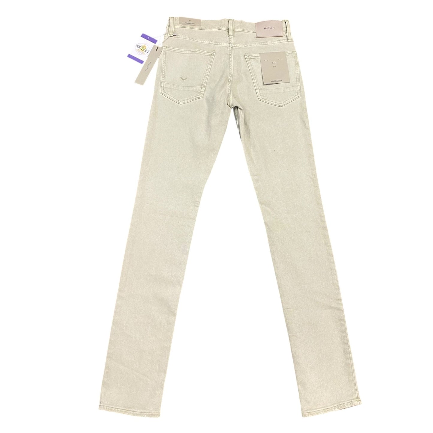 NWT Hudson Mens 28 Axl Slim Jeans Light Green Sea Foam Comfort Stretch Denim