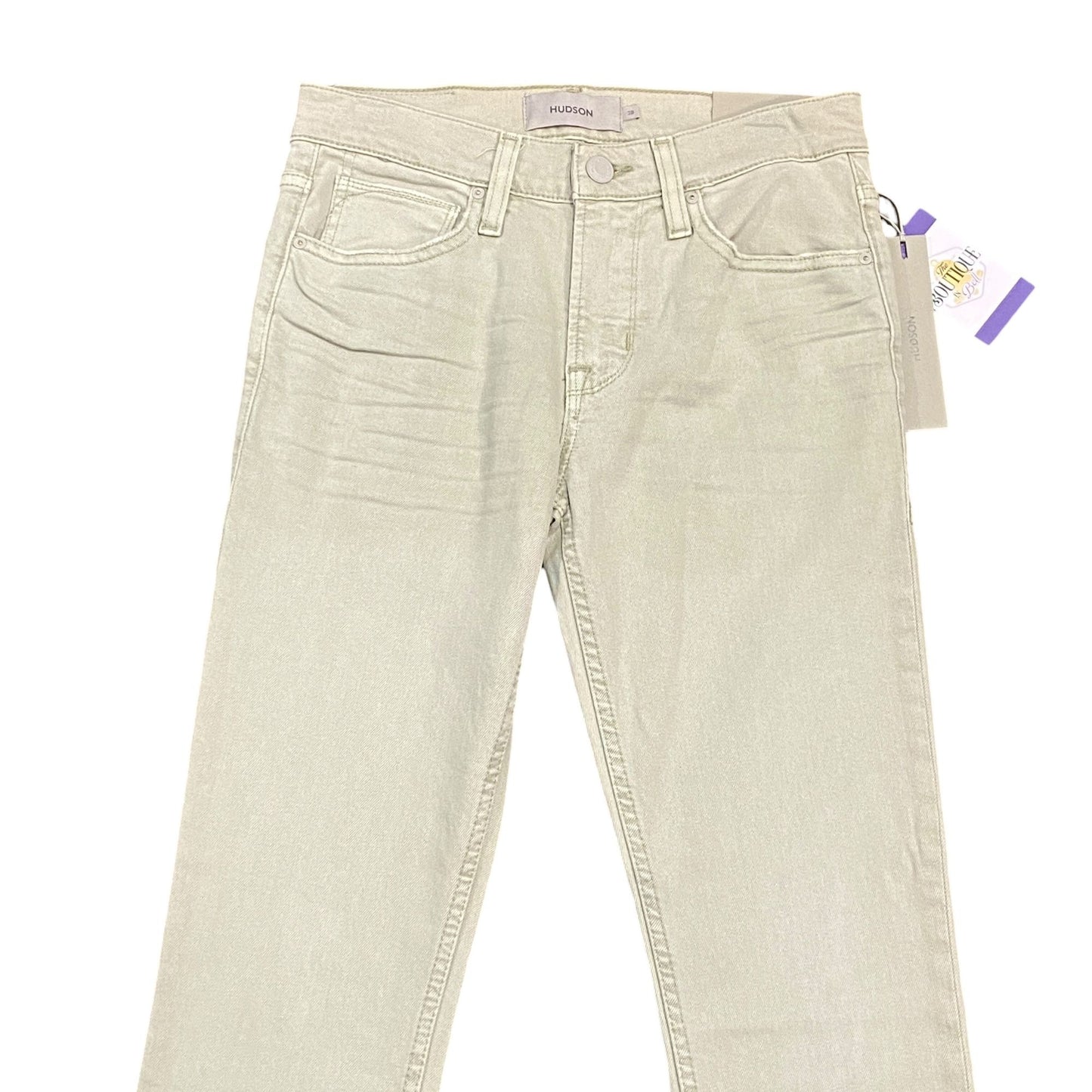 NWT Hudson Mens 28 Axl Slim Jeans Light Green Sea Foam Comfort Stretch Denim