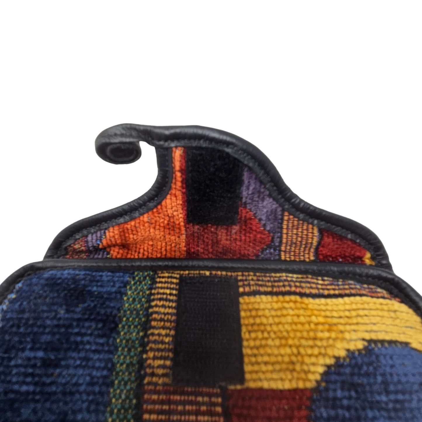 Vintage 90s Erda of Maine Trifold Clutch Wallet Boho Tapestry Festival Art Wear