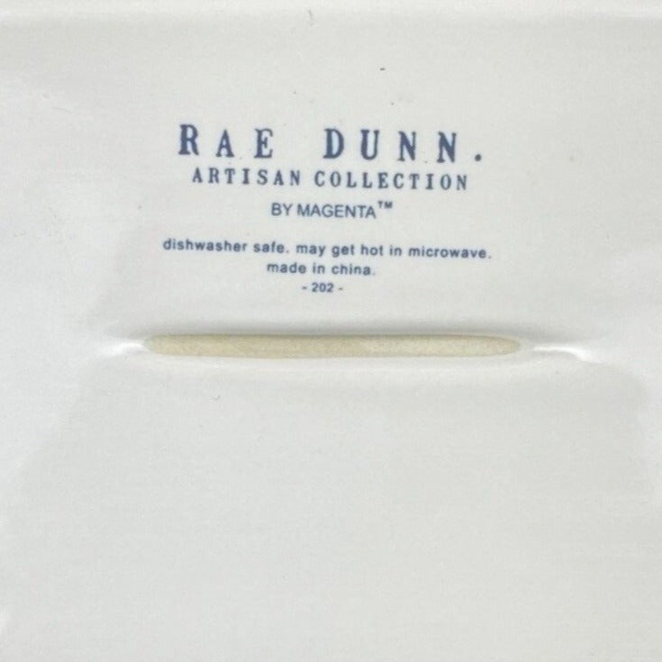 Rae Dunn Artisan Collection "Hello" Ceramic Rectangular Tray 10" X 5" White