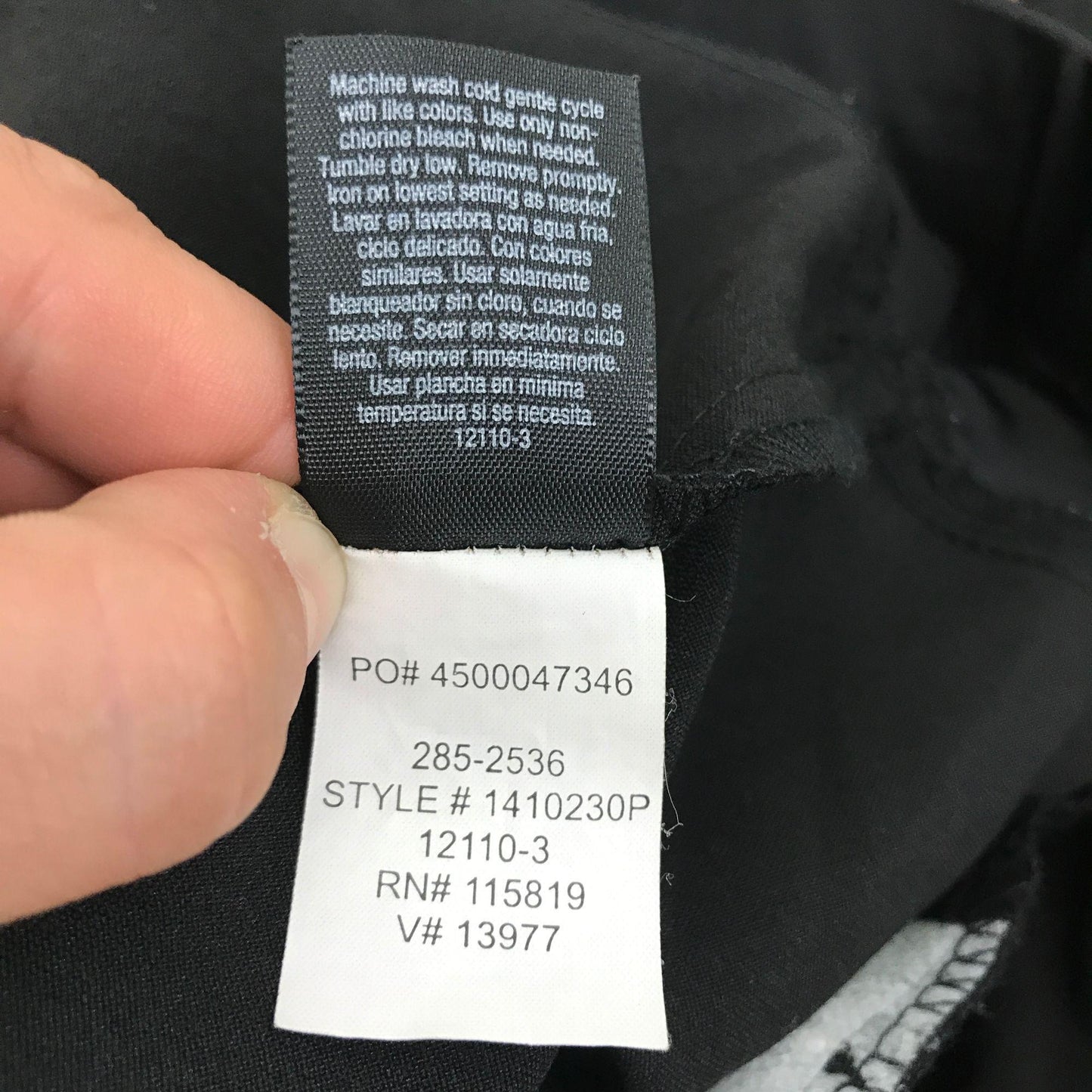 Duo Maternity S Black Stretch Pull On Work Pants Straight Leg Pockets