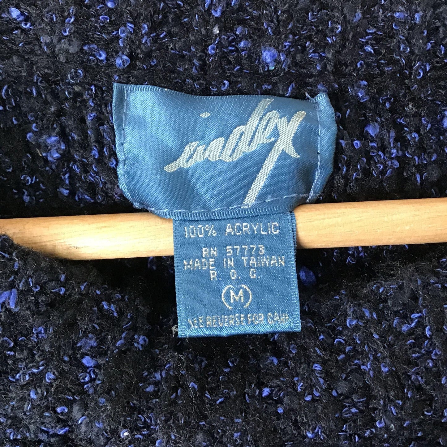 Mens Vtg Pullover Sweater Index 80s Chunky Knit Gray Abstract Oversized Medium