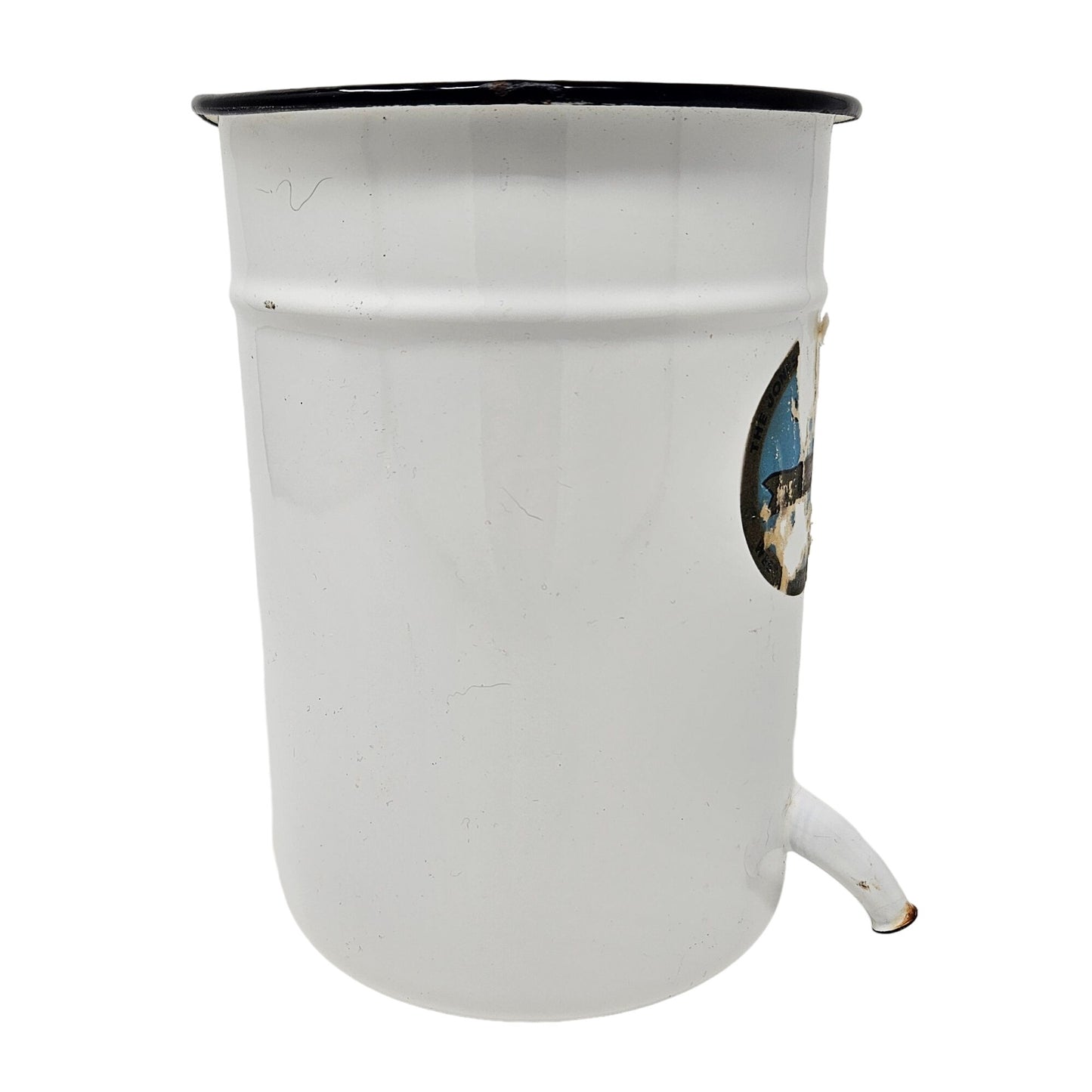 Vtg Jones Medical Products Enamelware Wall-Mount Hospital Irrigator Industrial