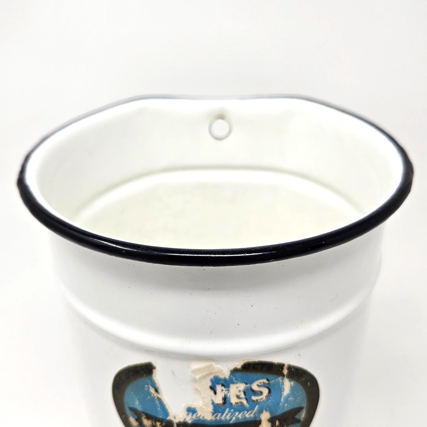 Vtg Jones Medical Products Enamelware Wall-Mount Hospital Irrigator Industrial