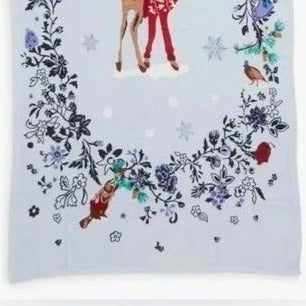 Vera Bradley Xmas Fleece Throw Blanket 80x50 Merry Mischief Snow Day Plush NWT
