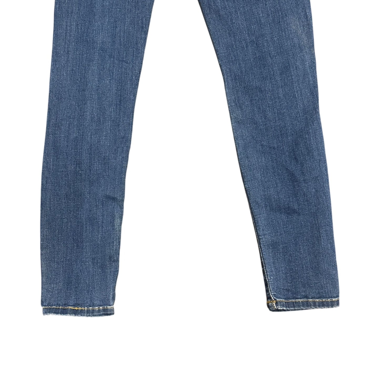 Judy Blue Juniors 3/26 Skinny Fit Ripped Jeans Animal Print Accents Stretch Logo