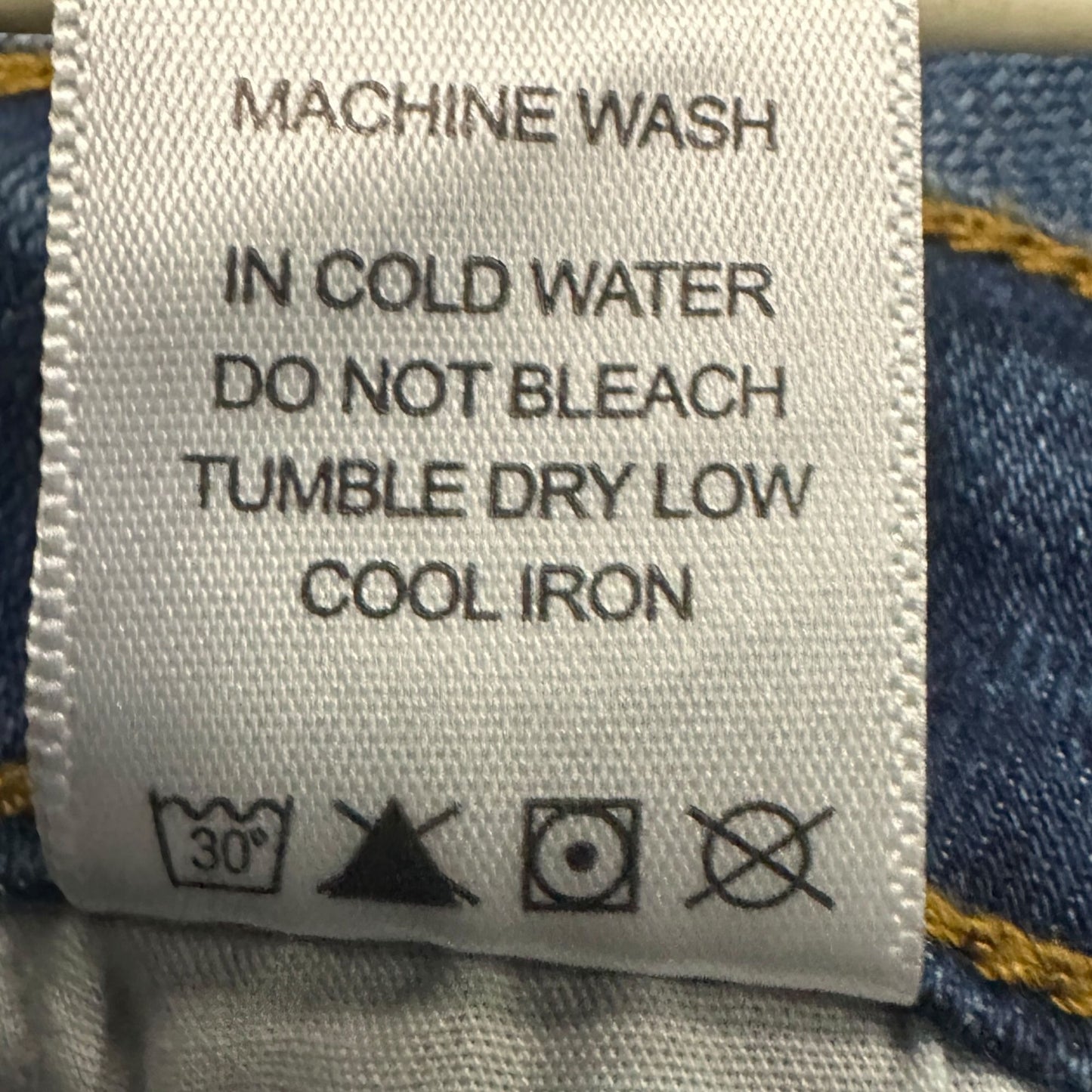 Judy Blue Juniors 3/26 Skinny Fit Ripped Jeans Animal Print Accents Stretch Logo