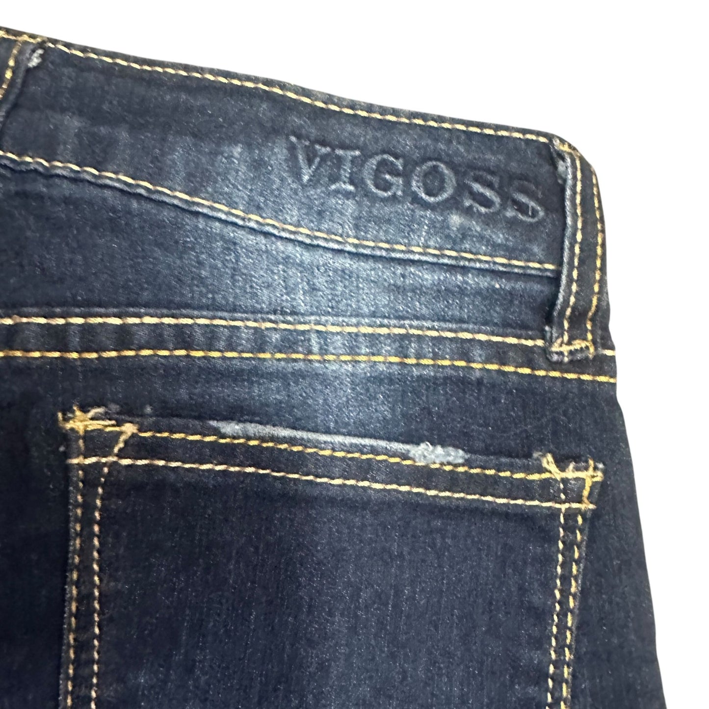 Vigoss Girls Size 10 The Austin Ankle Skinny Jeans Butterfly Embroidery