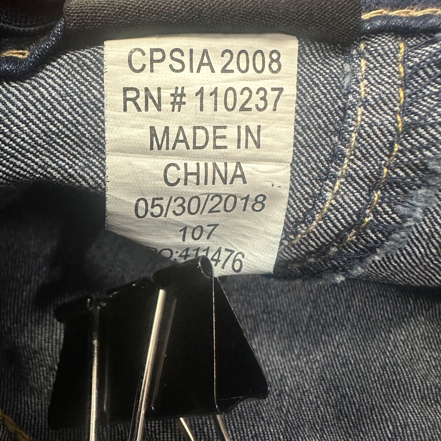 Vigoss Girls Size 10 The Austin Ankle Skinny Jeans Butterfly Embroidery