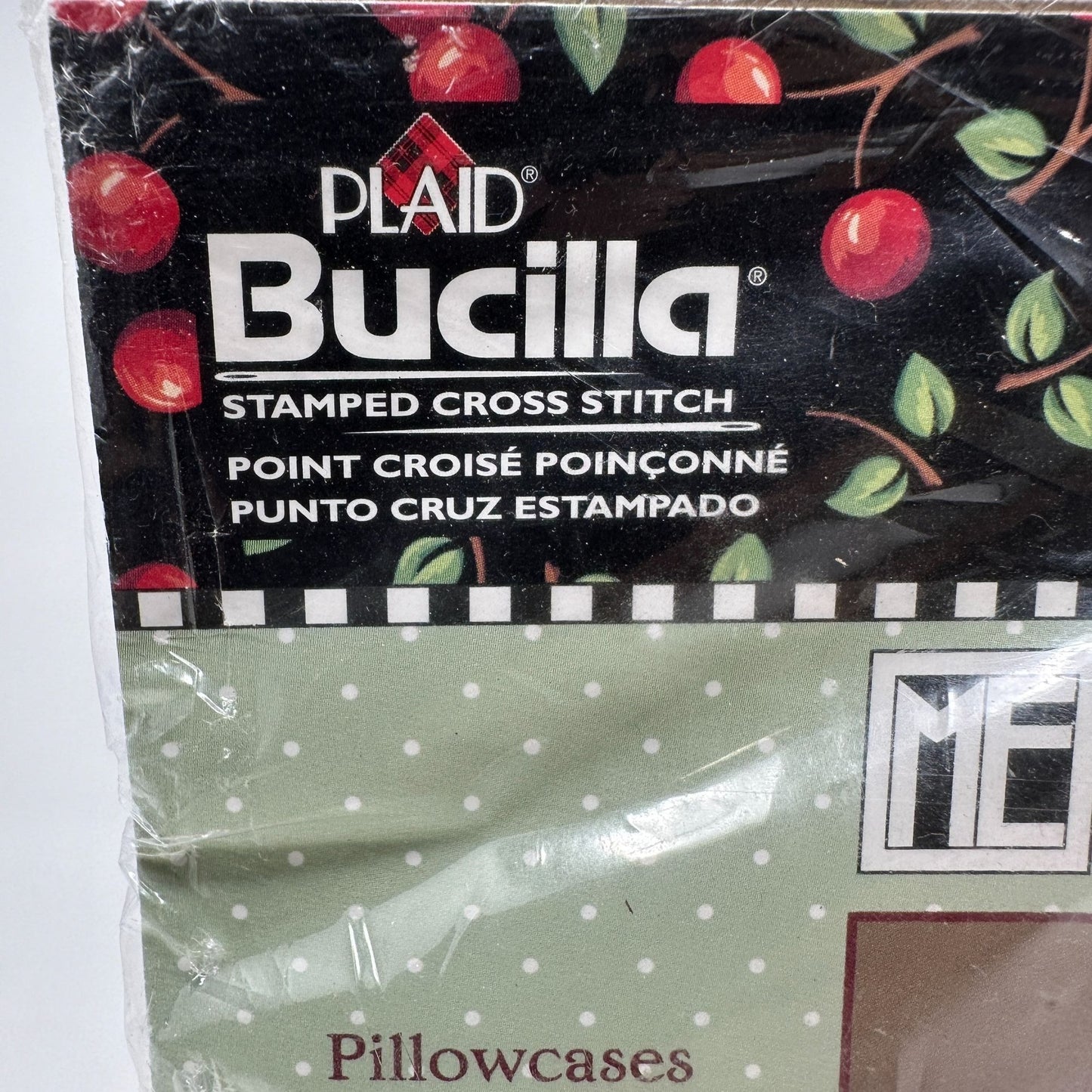 NEW Bucilla Mary Englebreit Goodnight Pillowcases Stamped Cross Stitch Kit