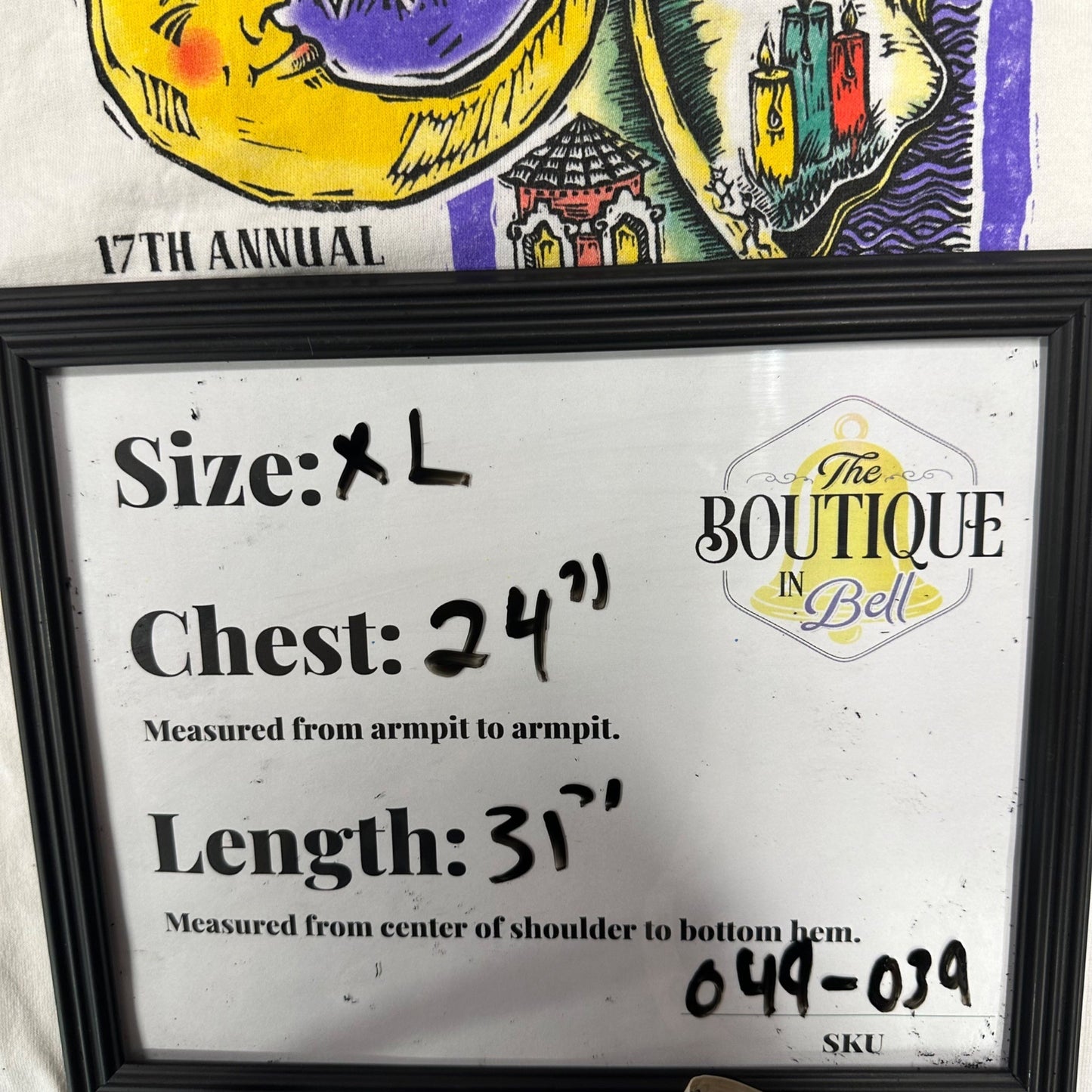 Vintage '99 Jingle Bell Run Raglan Soffe Tshirt Boley Center St Petersburg FL