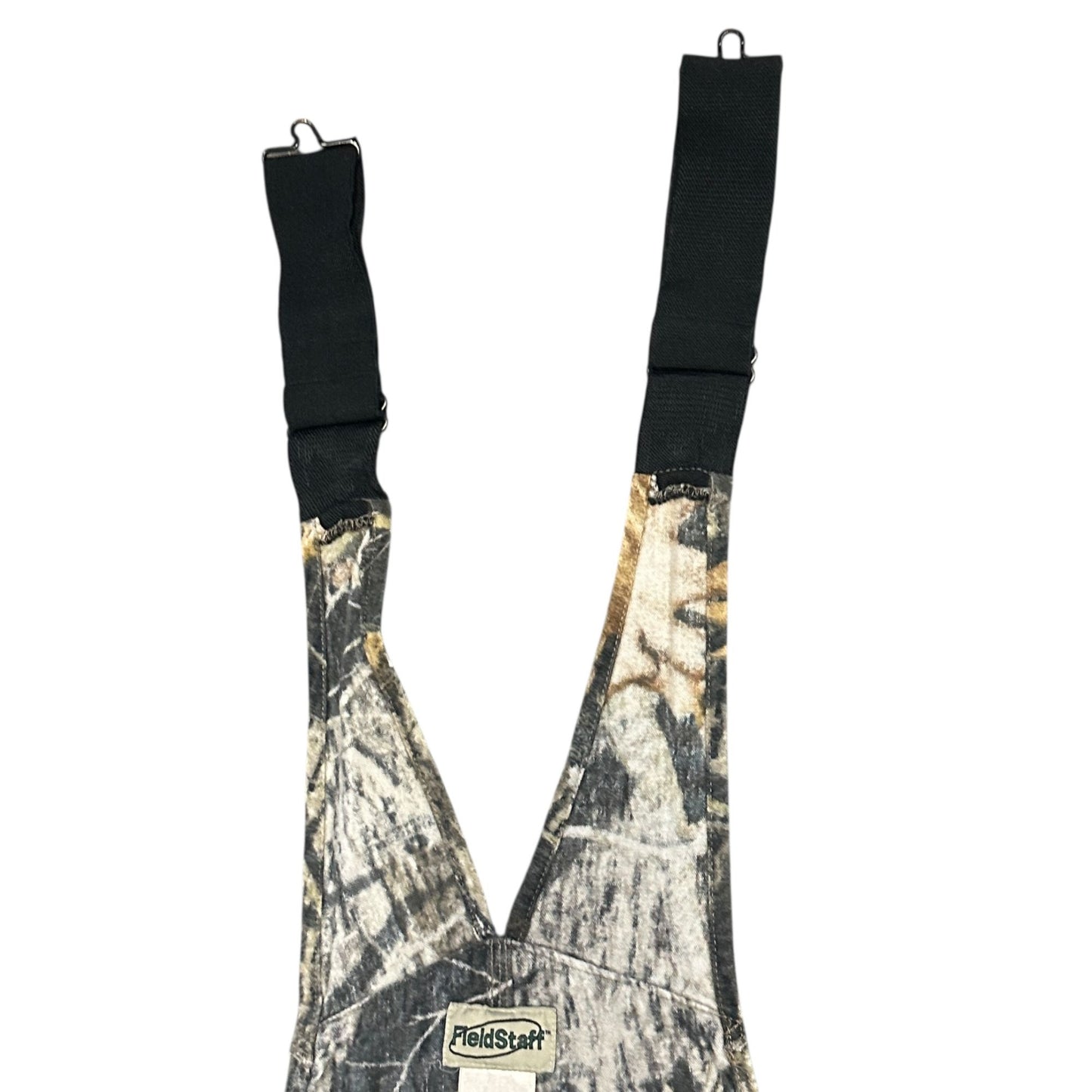 Vtg Field Staff Bib Overalls Mossy Oak Break Up Camo Mens 38 Hunting Workwear