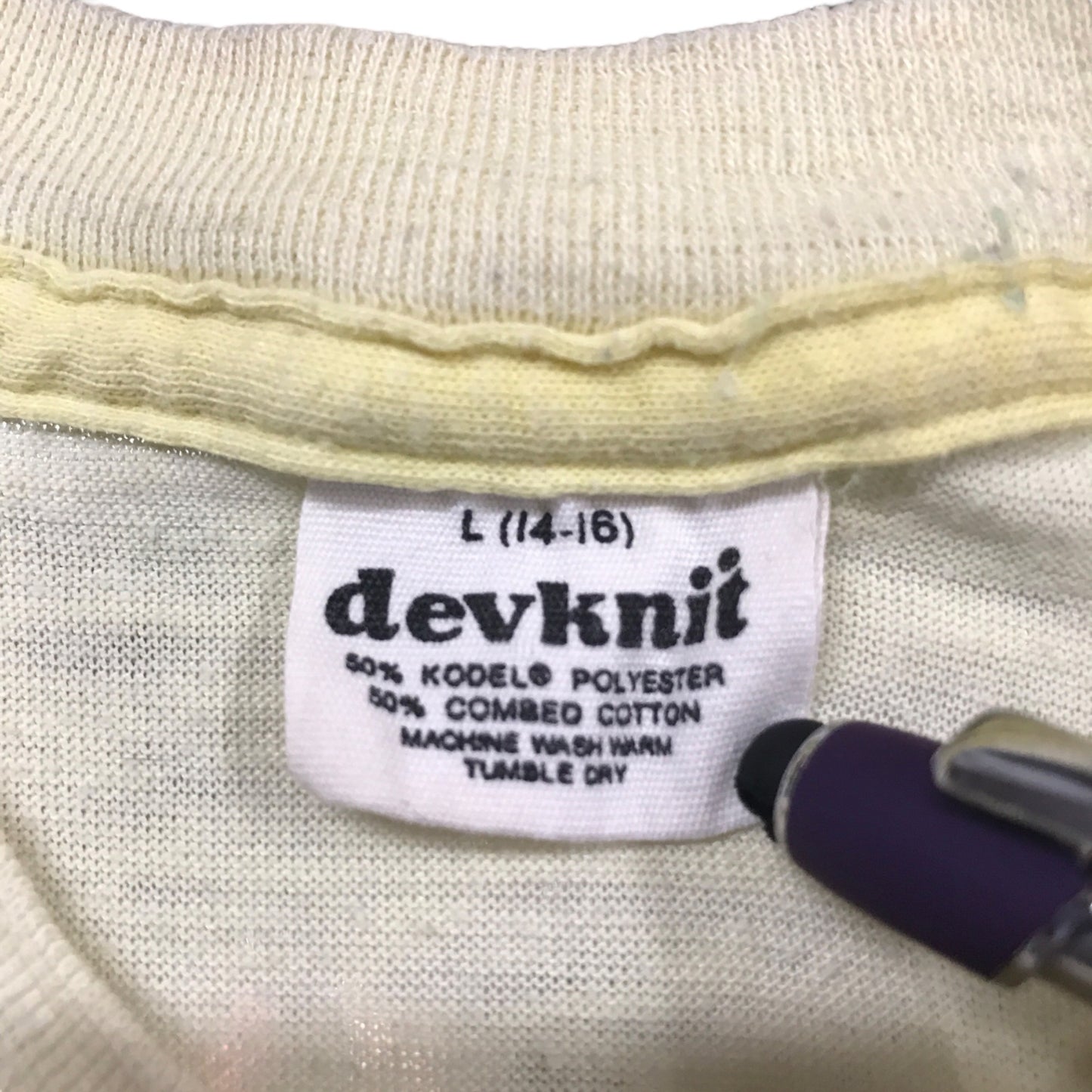 Vtg KISS Youth TShirt Rock N Roll Band Tee Grunge 70s Hair Band Gene Simmons  L