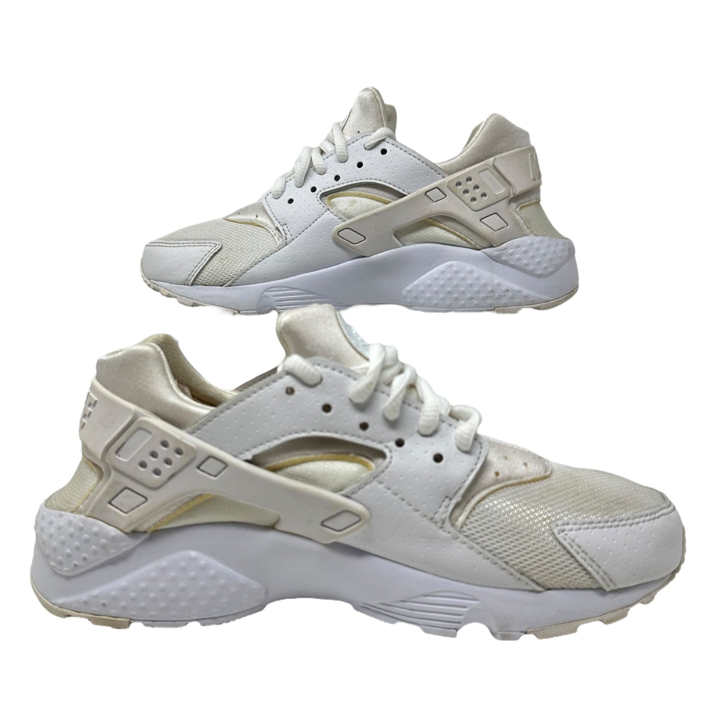 Nike Air Youth 5.5Y White Huarache Running Shoes Sneakers Low Top 654275-110