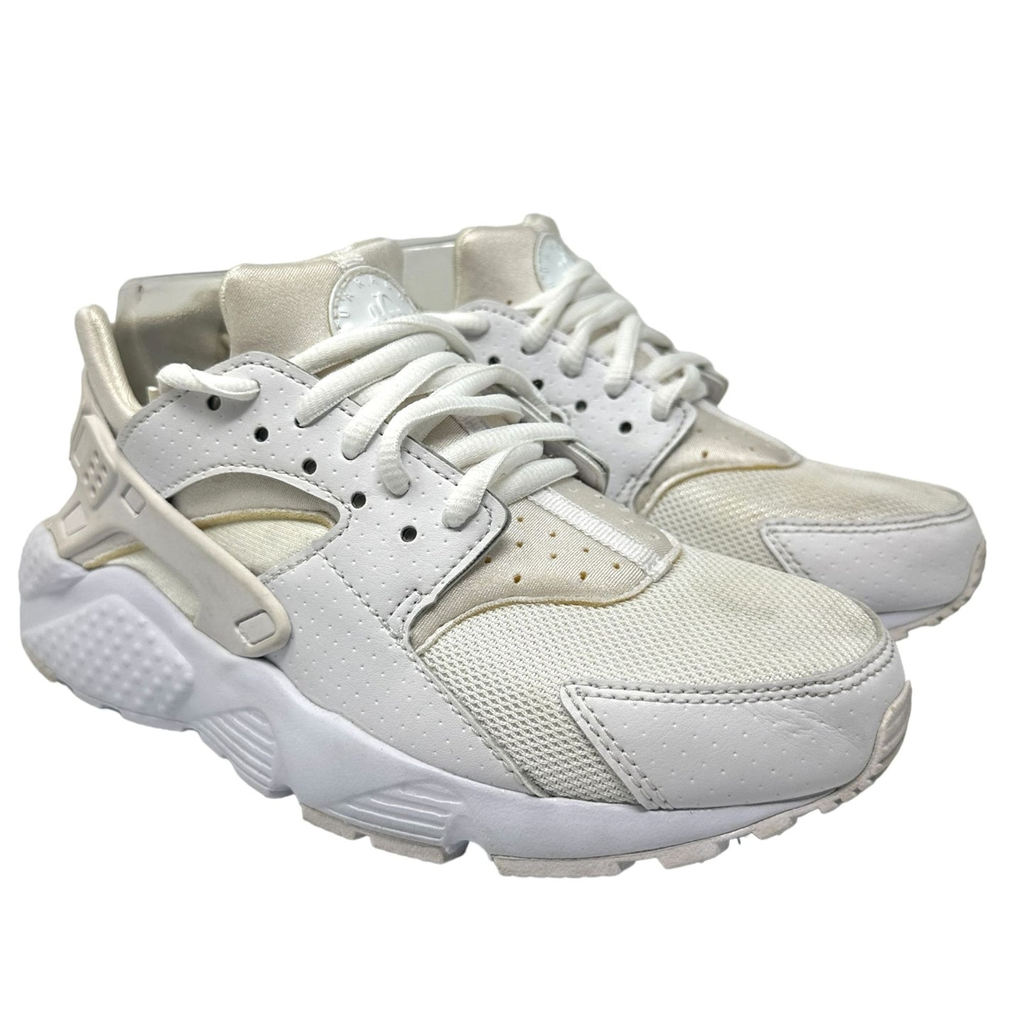 Nike Air Youth 5.5Y White Huarache Running Shoes Sneakers Low Top 654275-110