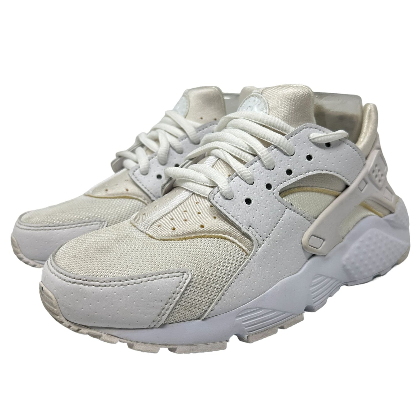 Nike Air Youth 5.5Y White Huarache Running Shoes Sneakers Low Top 654275-110