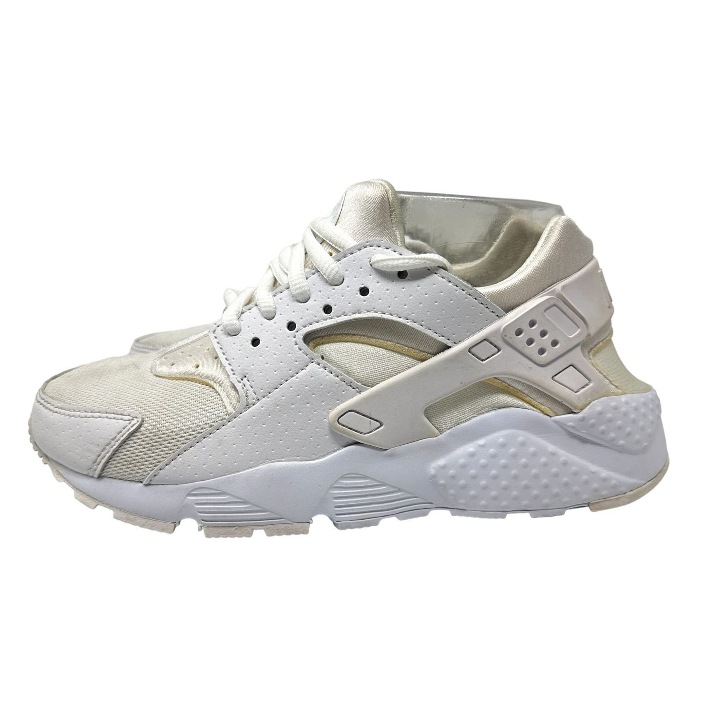 Nike Air Youth 5.5Y White Huarache Running Shoes Sneakers Low Top 654275-110