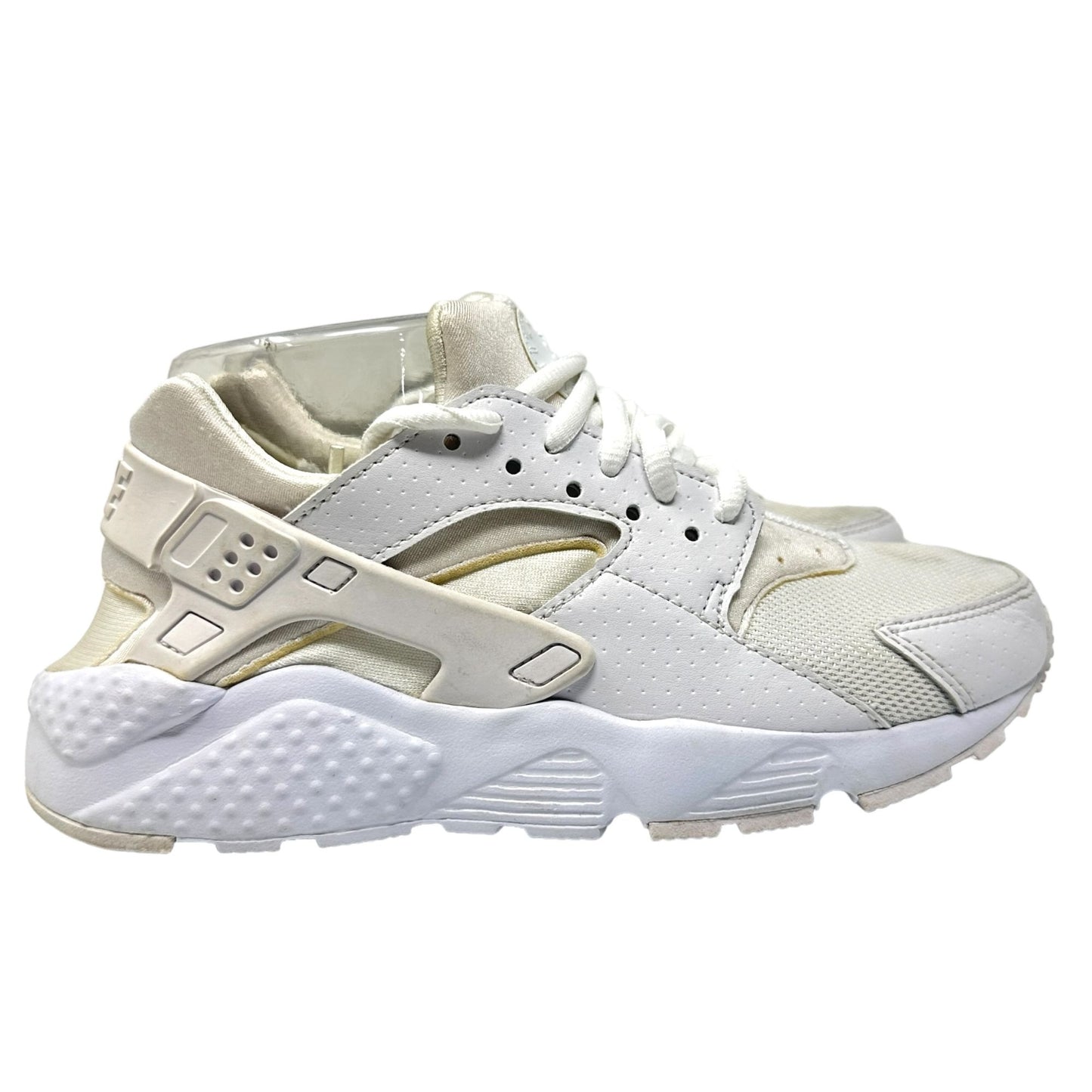 Nike Air Youth 5.5Y White Huarache Running Shoes Sneakers Low Top 654275-110