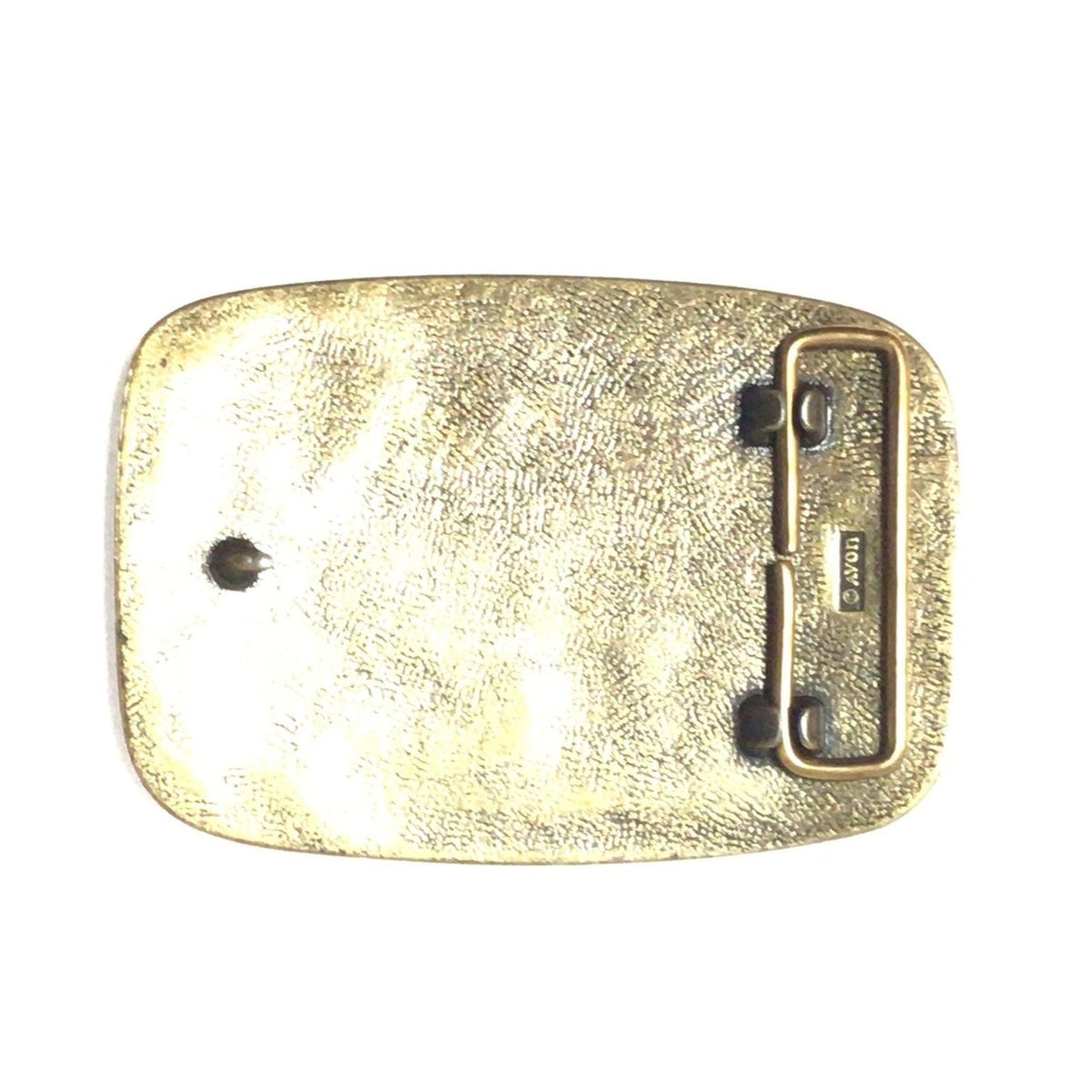 Vintage Avon Brass Bi-Plane Belt Buckle WW1 Military Aeronautical Pilot Retro
