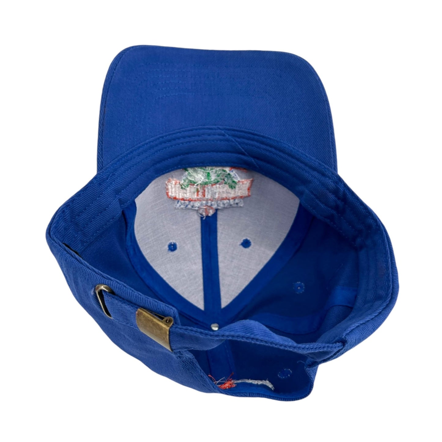 Gainesville Quarterback Club Strapback Cap Hat Blue UF Gators Vintage Anvil